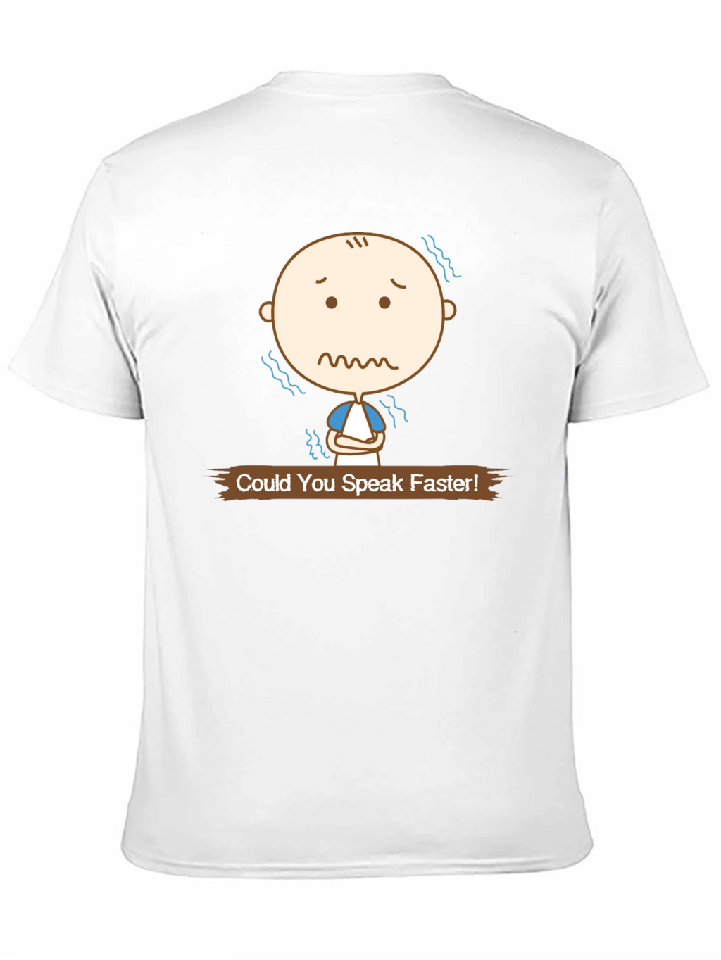 Speak Faster Graphic Tee - Black Cotton T-Shirt
