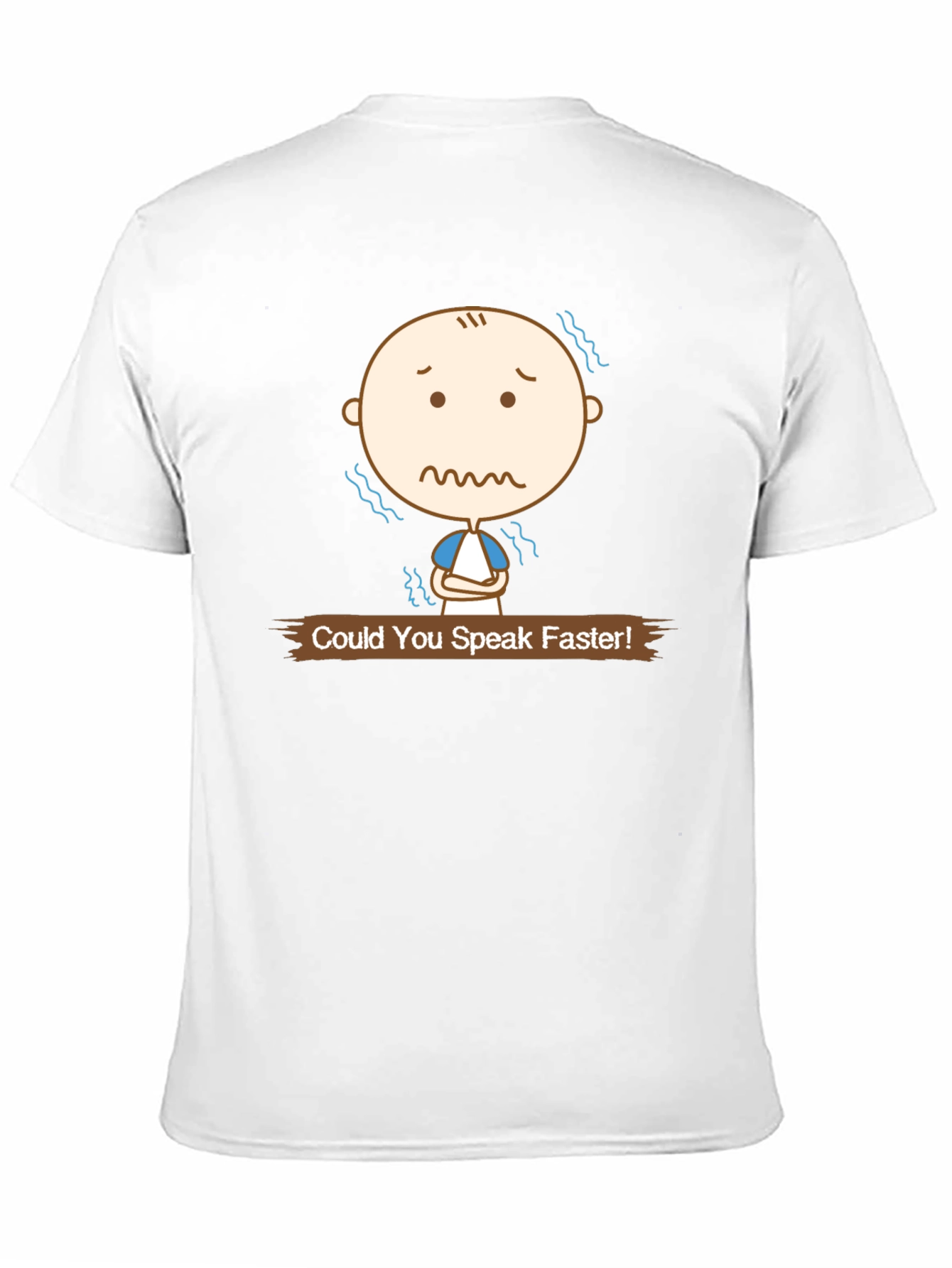 Speak Faster Graphic Tee - Black Cotton T-Shirt