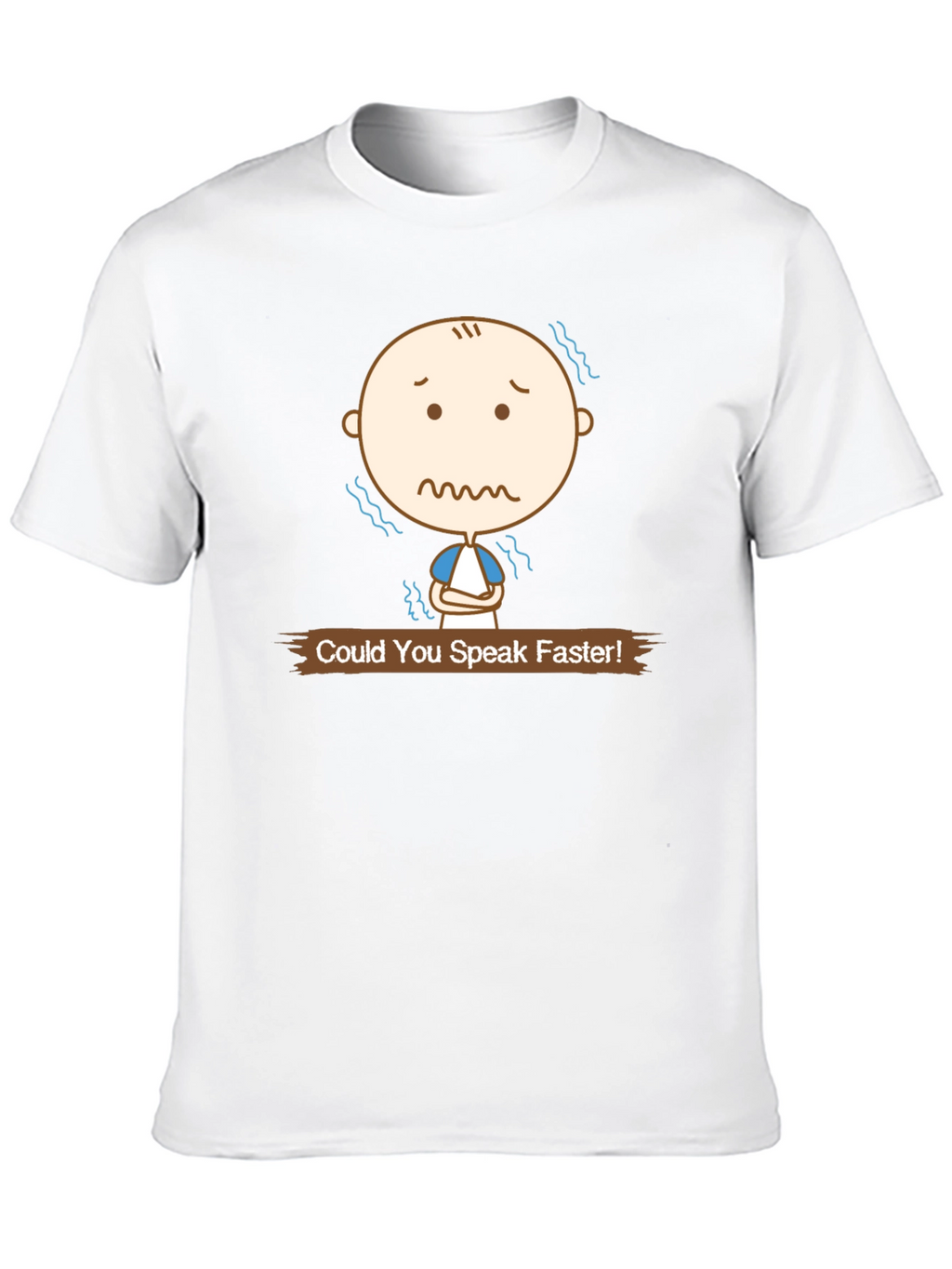Speak Faster Graphic Tee - Black Cotton T-Shirt