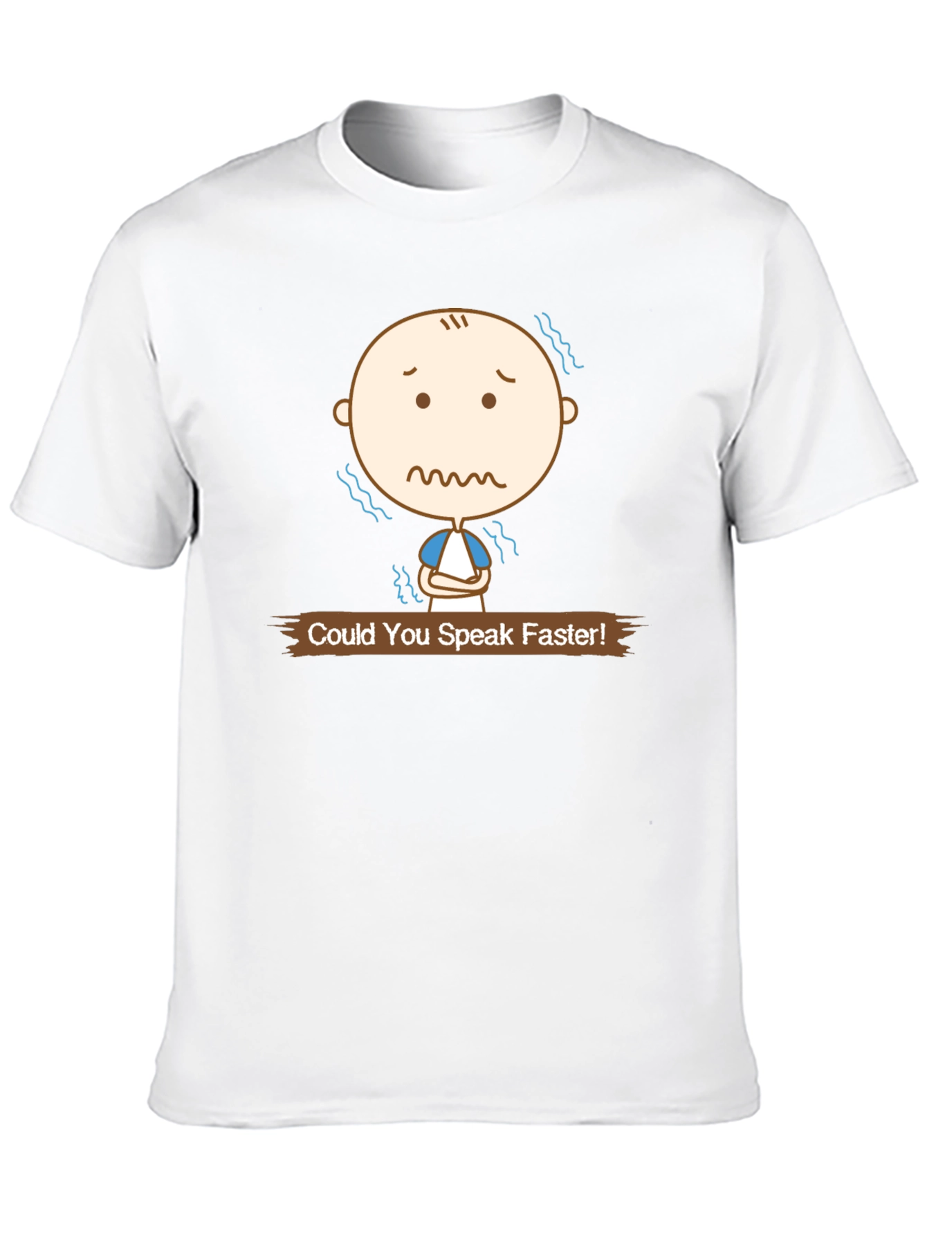 Speak Faster Graphic Tee - Black Cotton T-Shirt