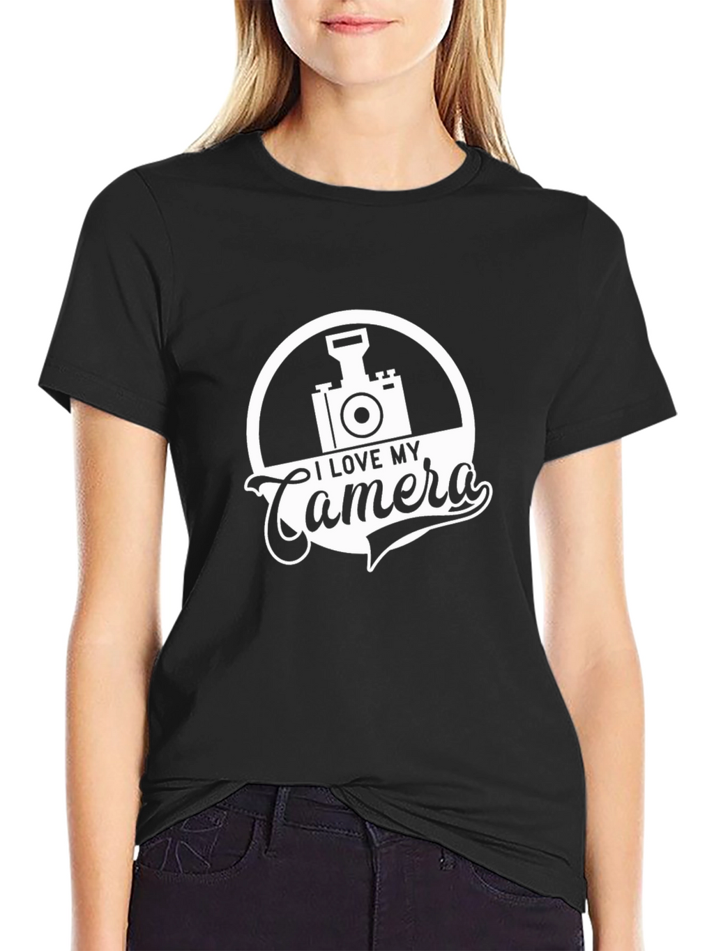 I Love My Camera Graphic T-Shirt