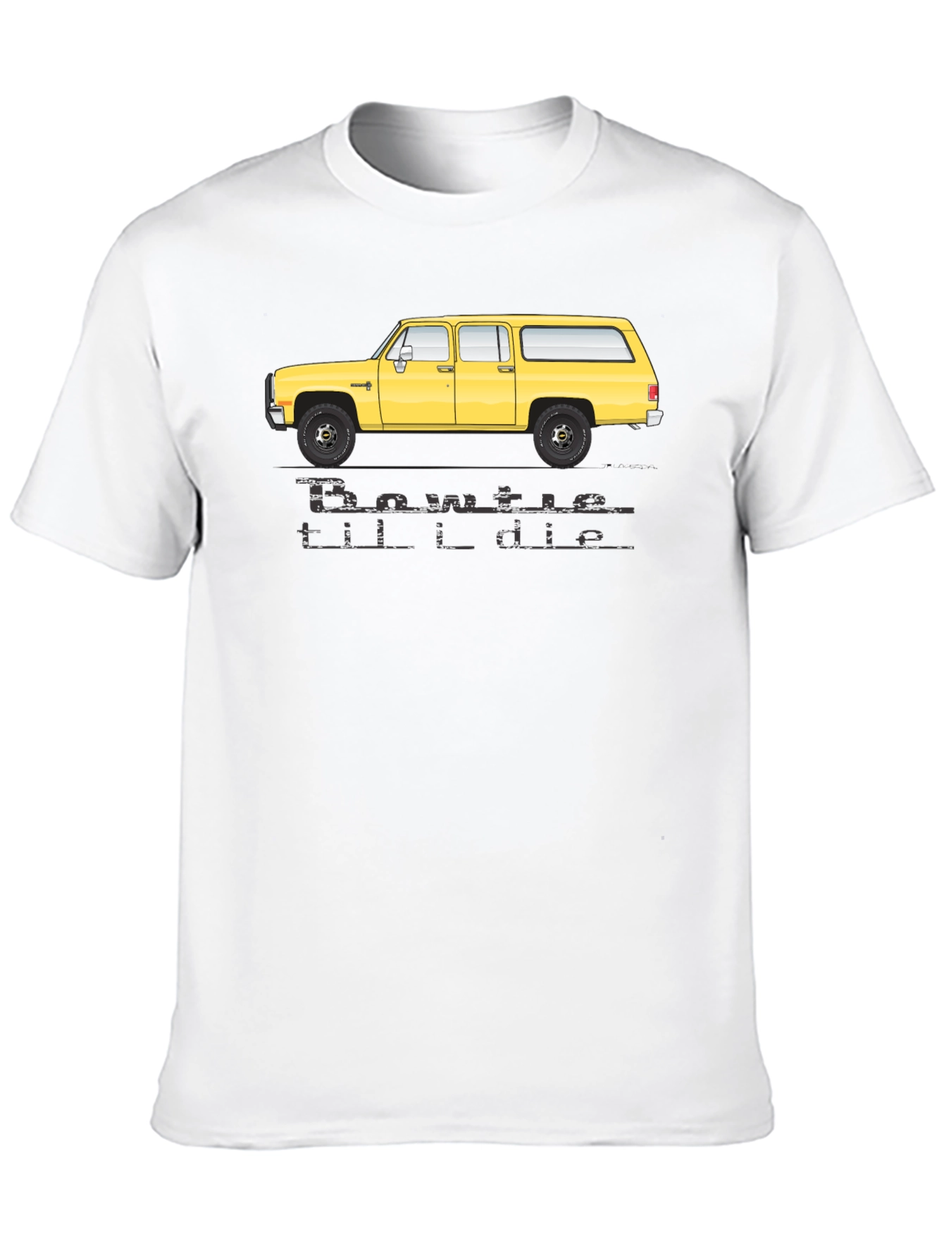 Bowtie Til I Die T-Shirt - Yellow Suburban