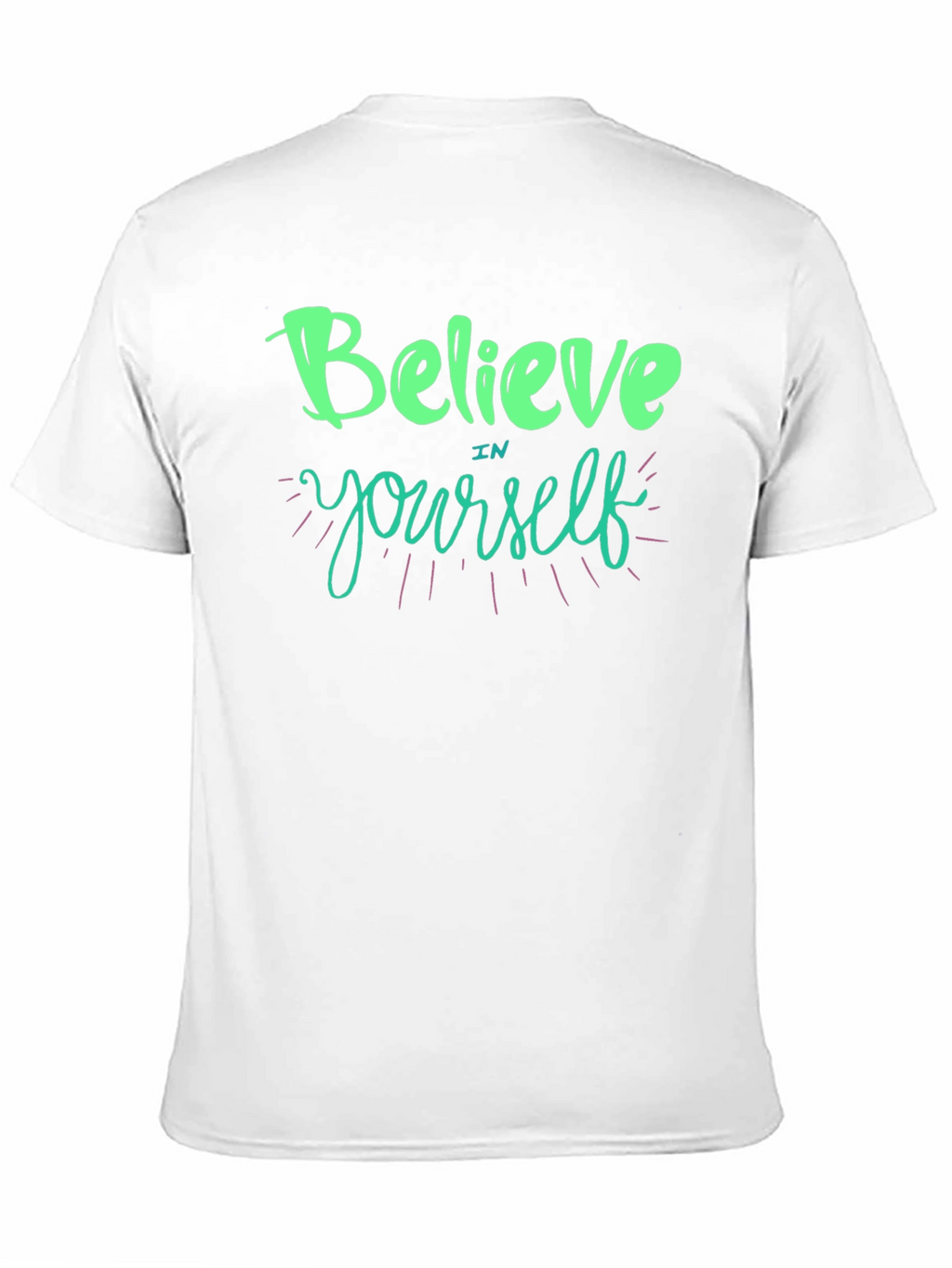 Believe In Yourself Graphic T-Shirt - Black