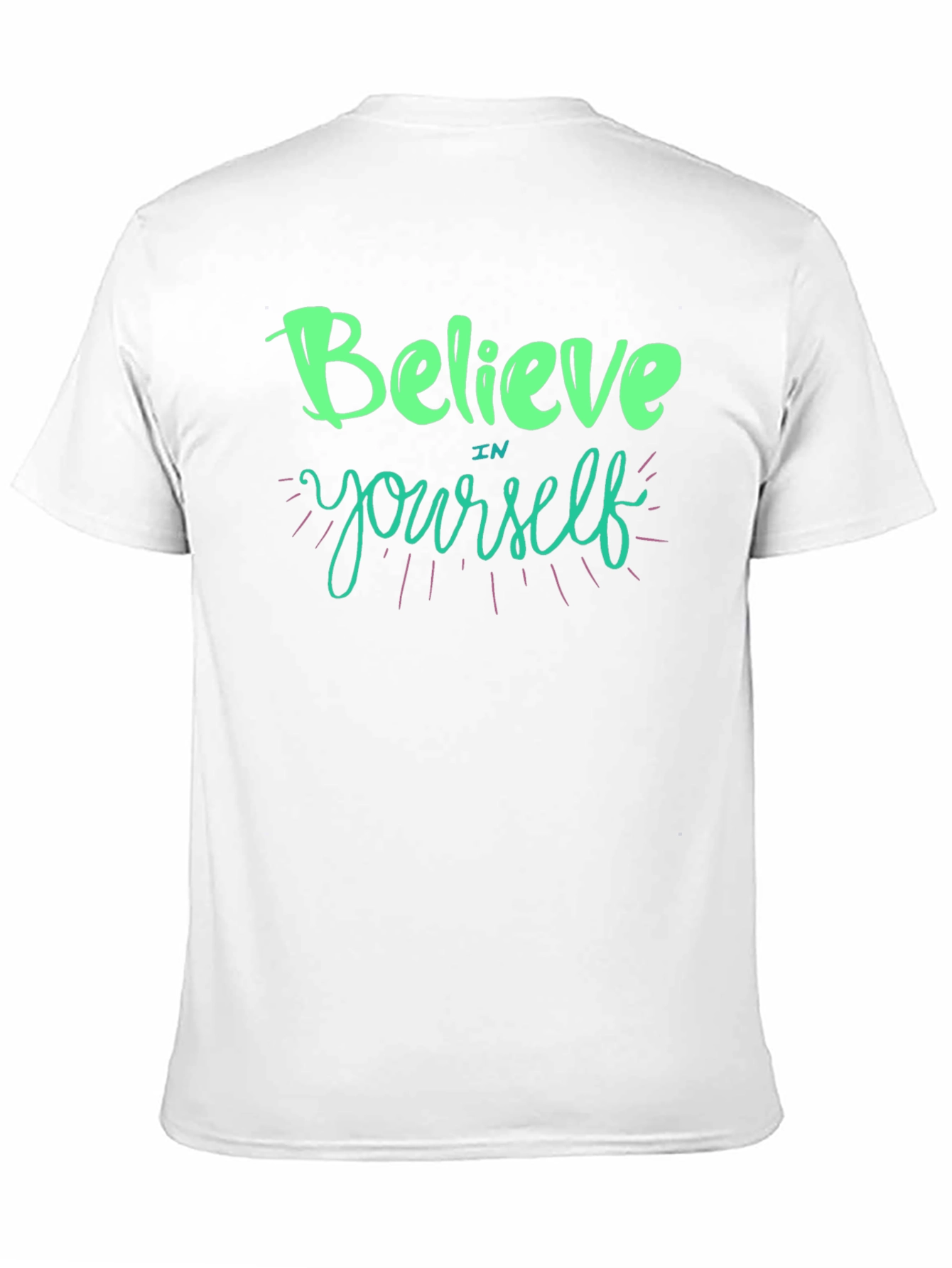 Believe In Yourself Graphic T-Shirt - Black