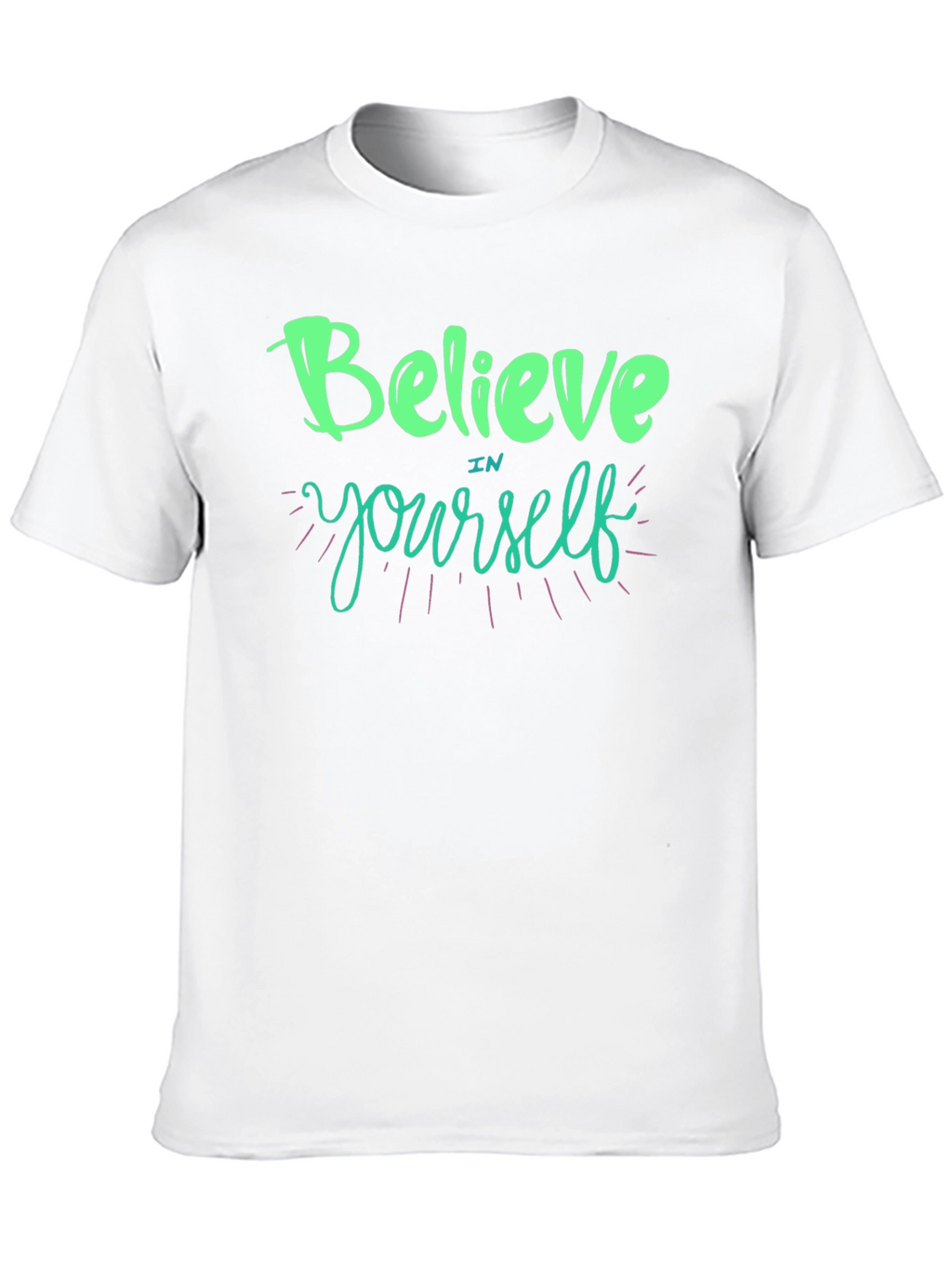 Believe In Yourself Graphic T-Shirt - Black