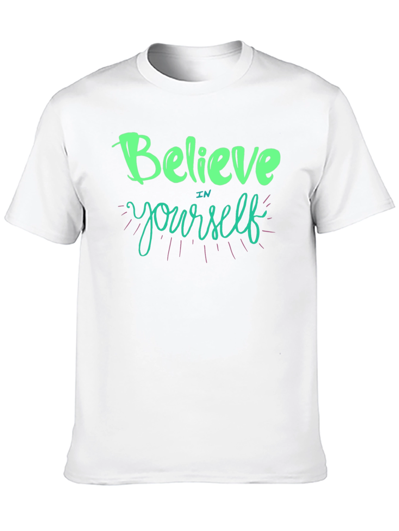 Believe In Yourself Graphic T-Shirt - Black
