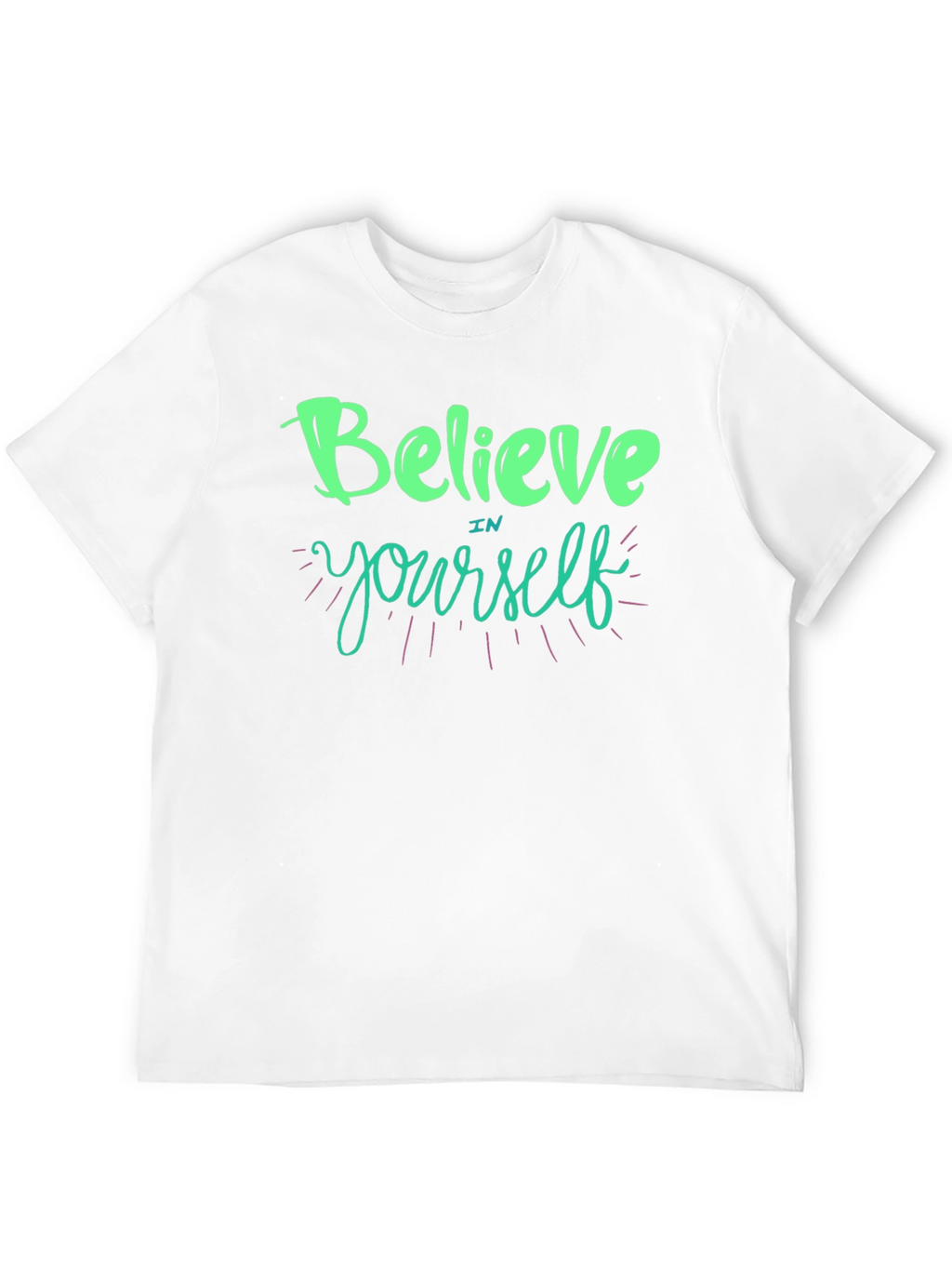 Believe In Yourself Graphic T-Shirt - Black