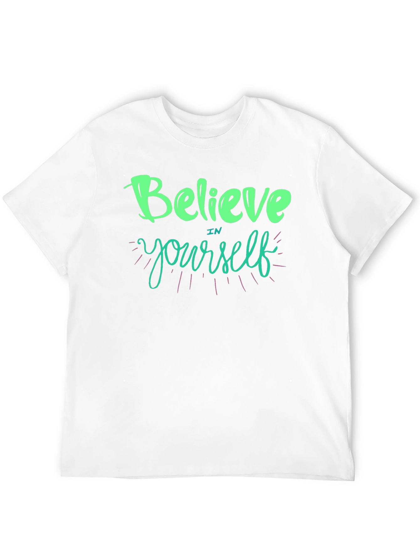 Believe In Yourself Graphic T-Shirt - Black