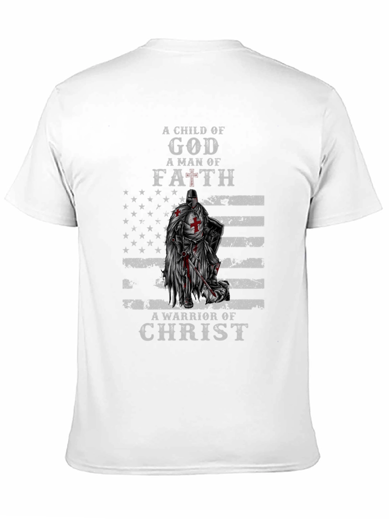 Christian Warrior T-Shirt - Child of God Man of Faith
