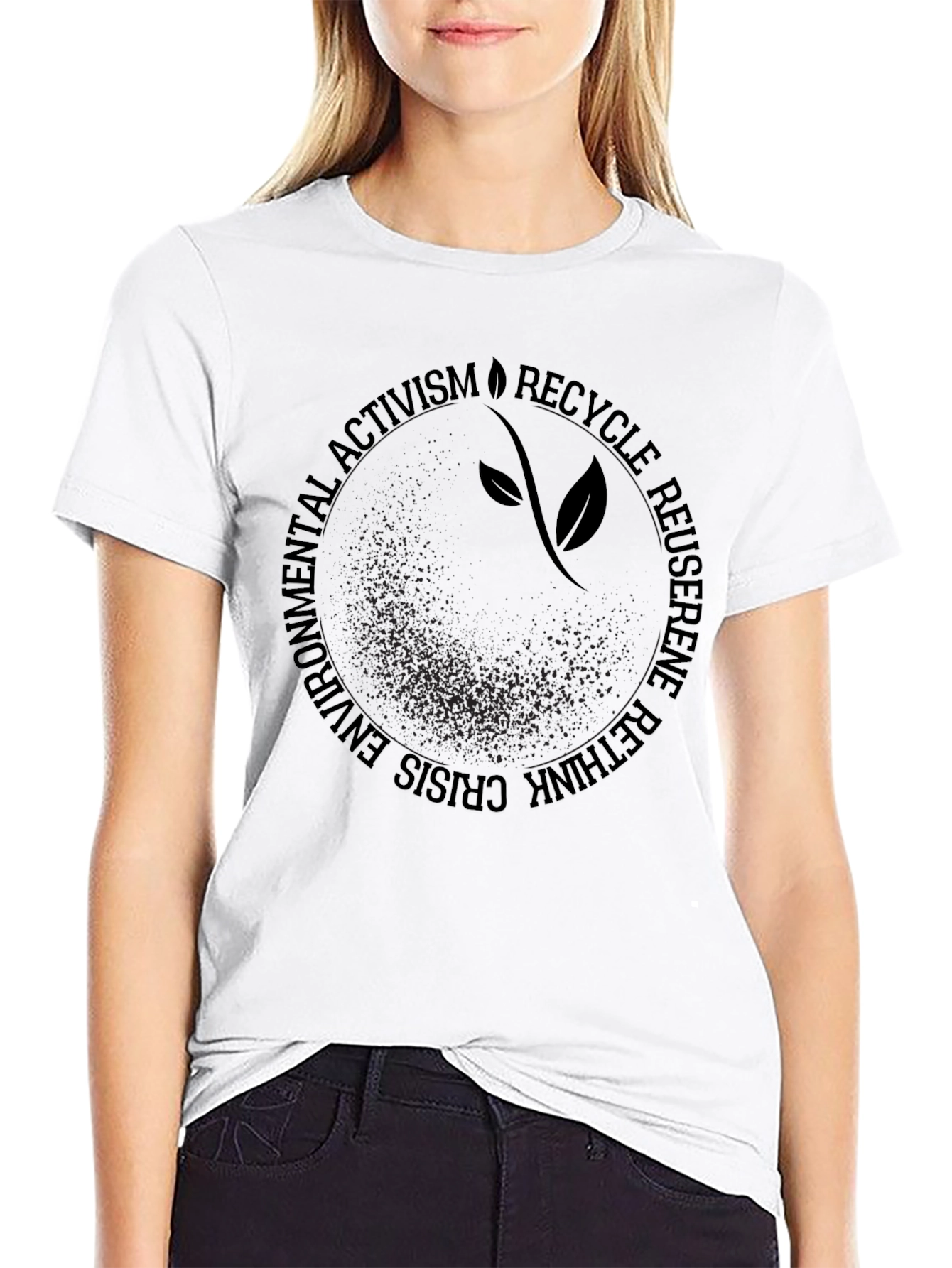 Eco Activism Graphic Tee - Black