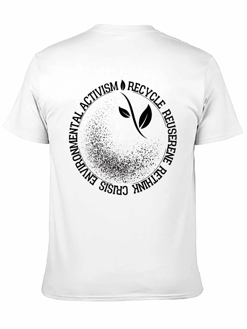 Eco Activism Graphic Tee - Black