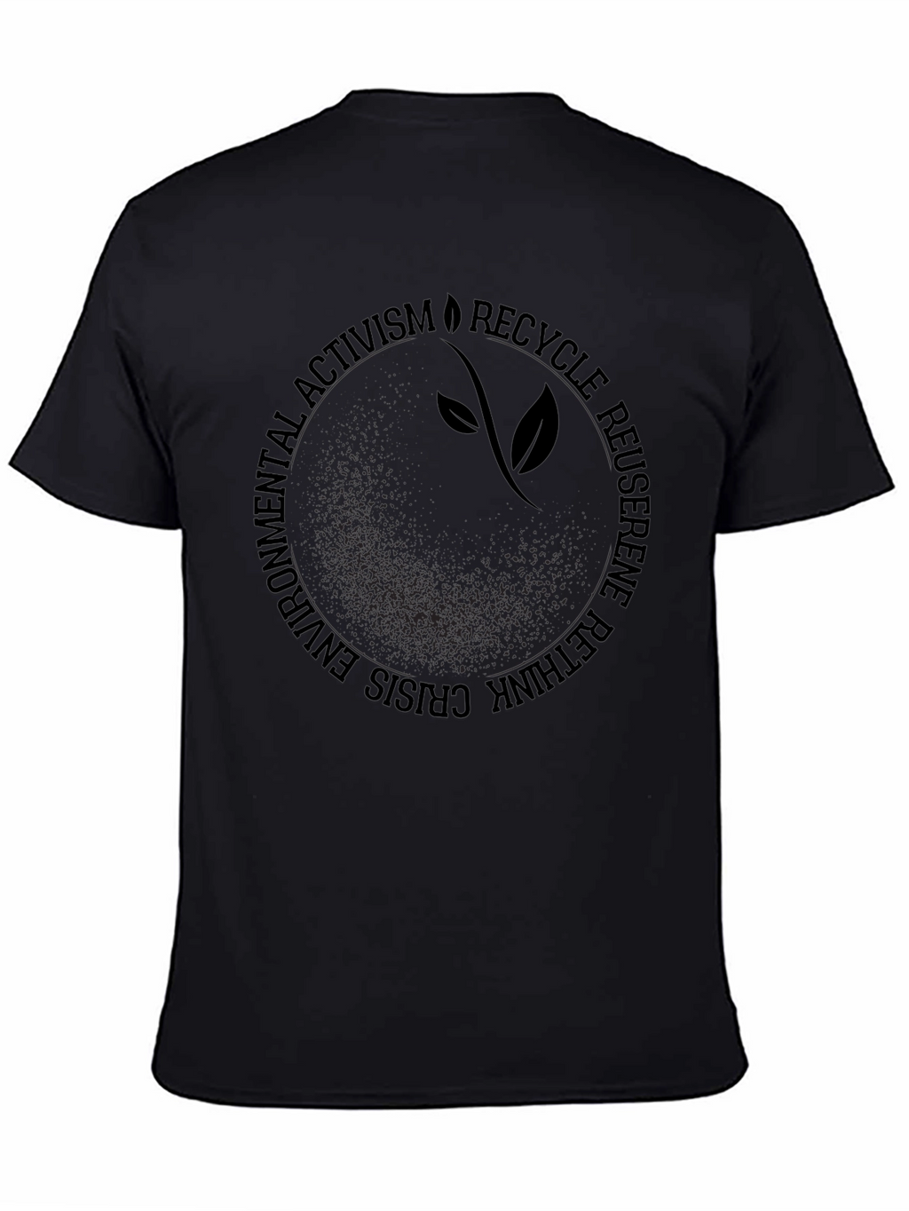 Eco Activism Graphic Tee - Black