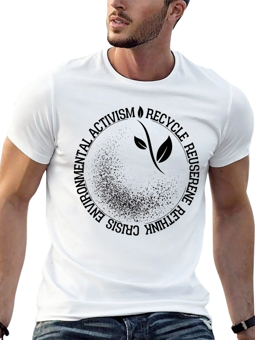 Eco Activism Graphic Tee - Black