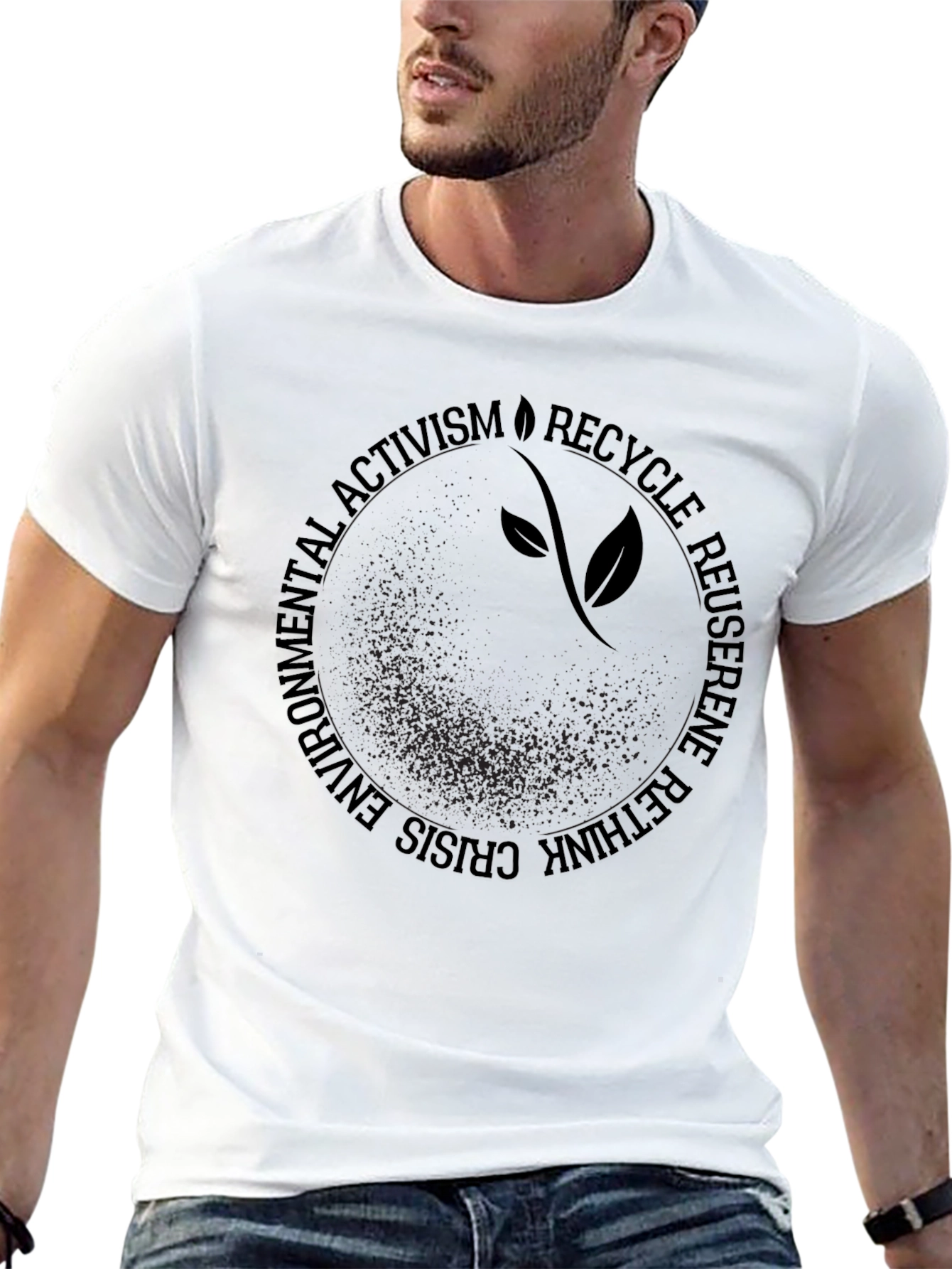 Eco Activism Graphic Tee - Black