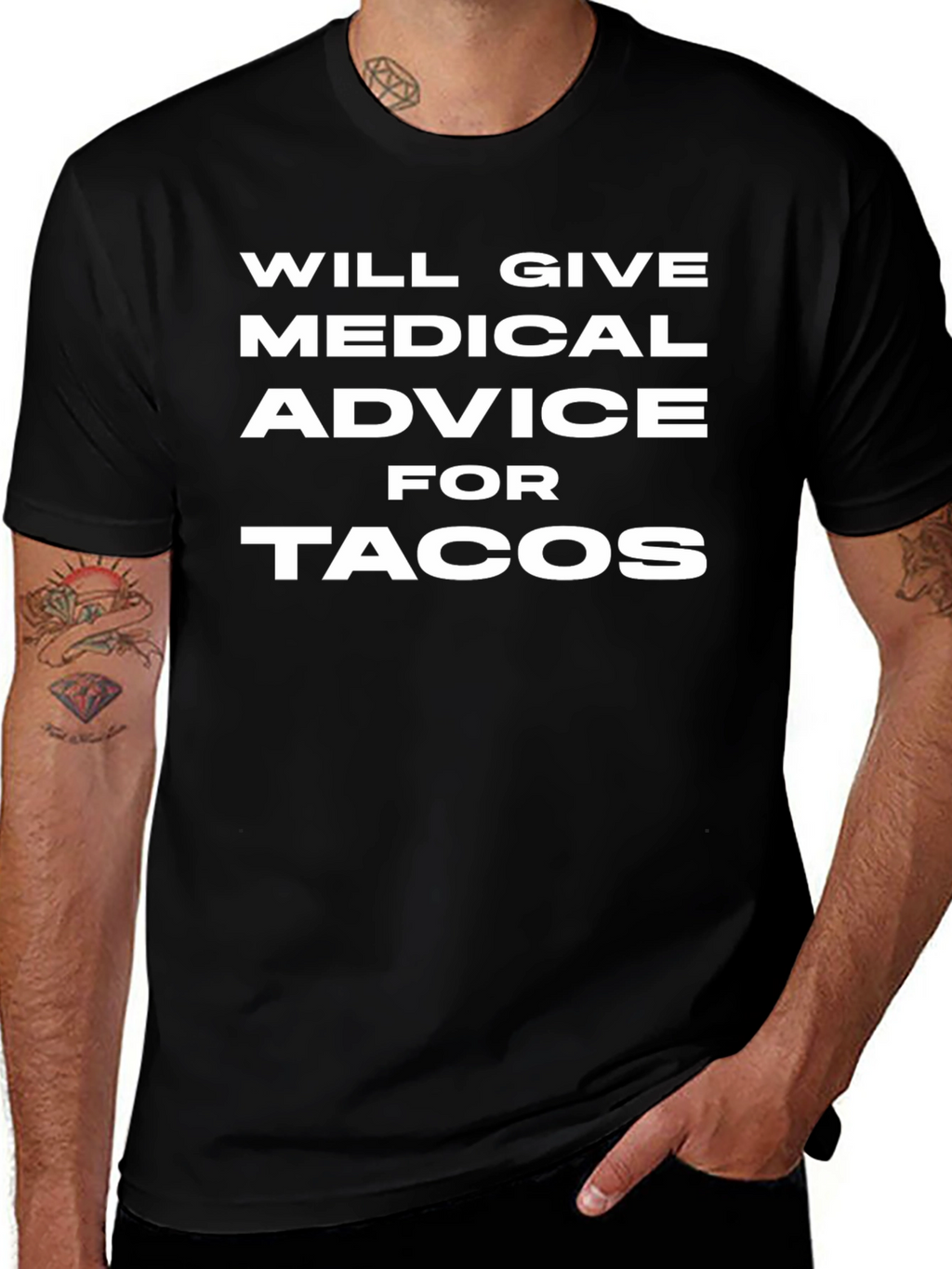 Medical Advice for Tacos Graphic Tee