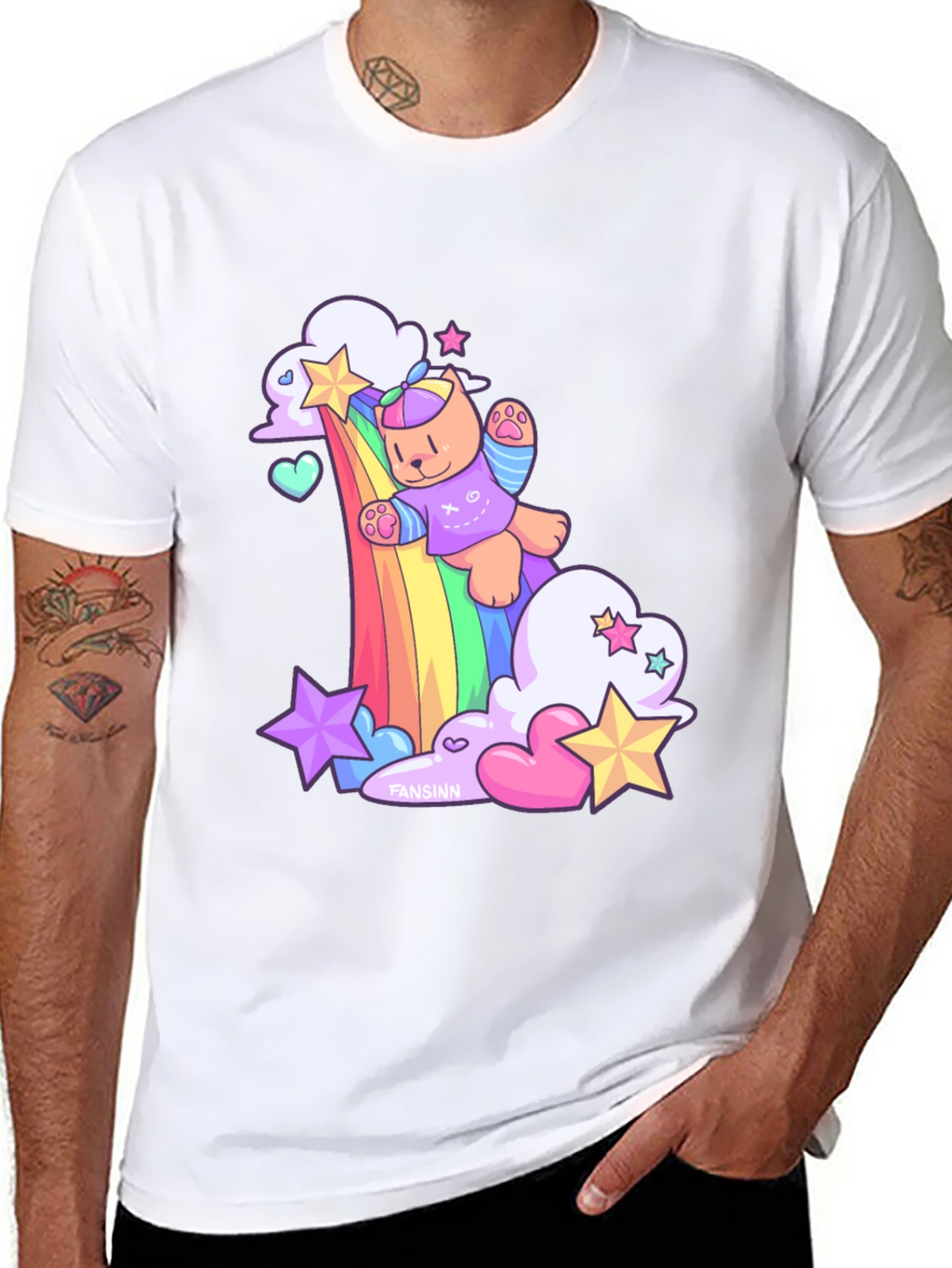 Rainbow Teddy Bear T-Shirt