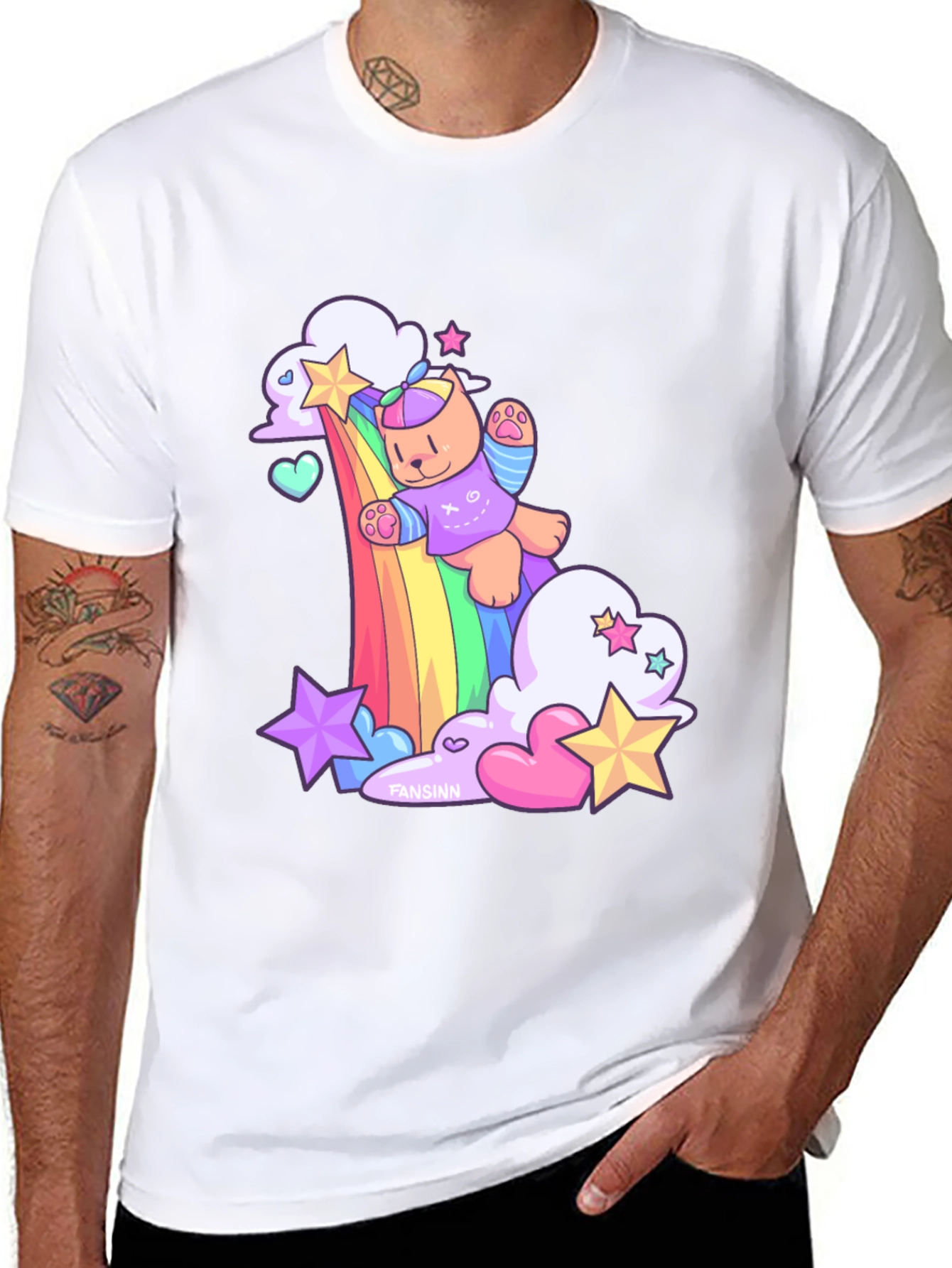Rainbow Teddy Bear T-Shirt