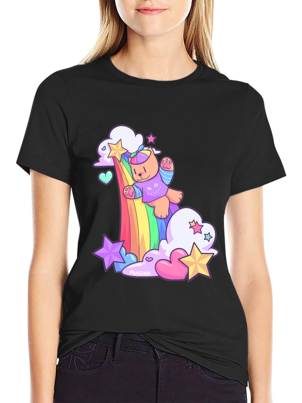 Rainbow Teddy Bear T-Shirt