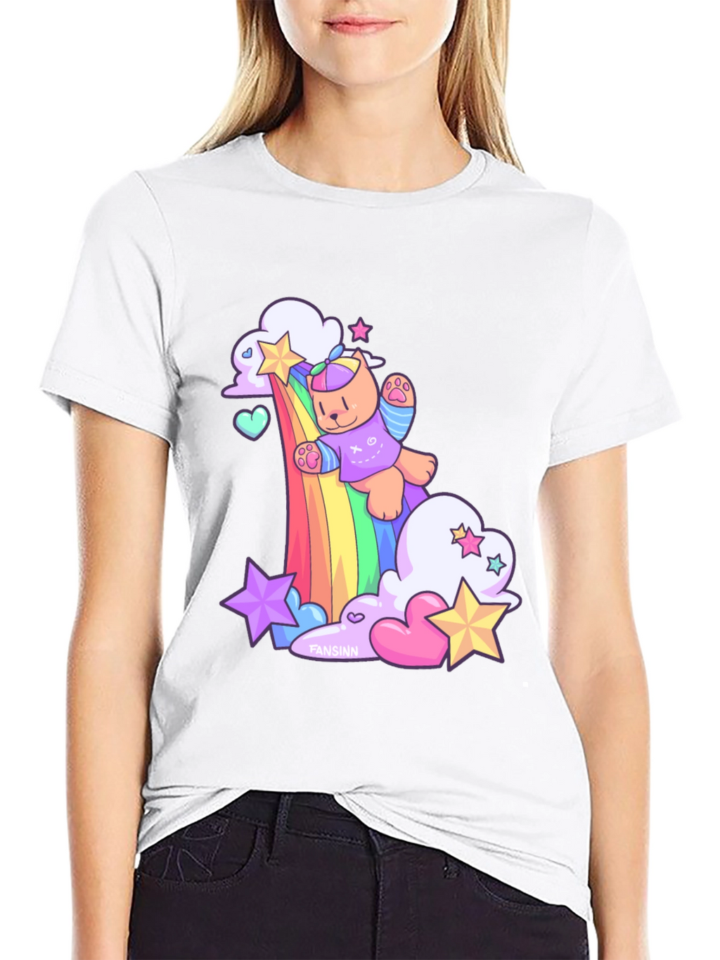 Rainbow Teddy Bear T-Shirt