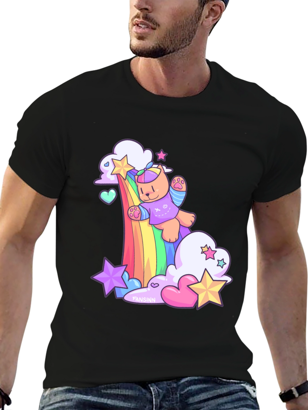 Rainbow Teddy Bear T-Shirt