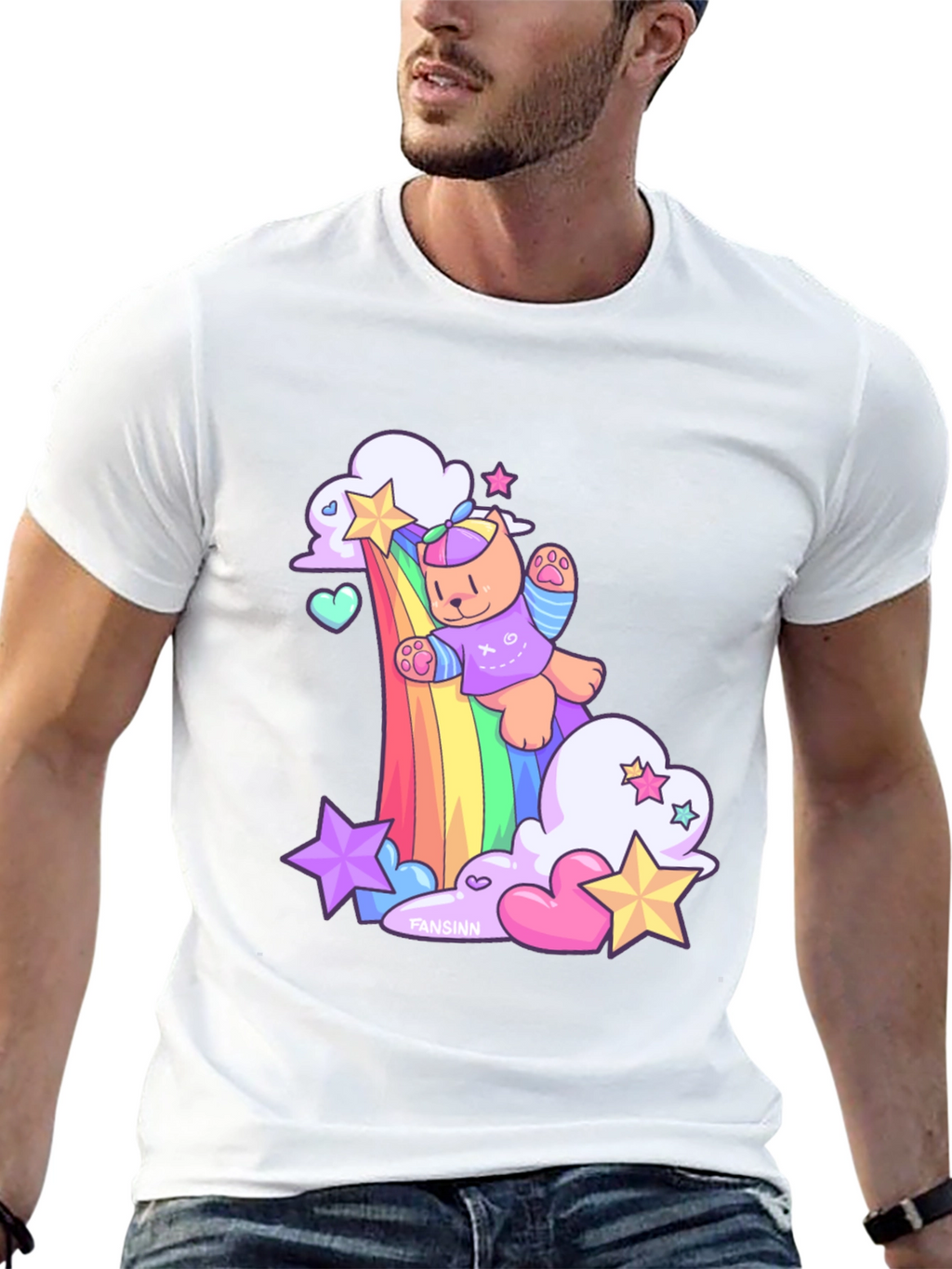 Rainbow Teddy Bear T-Shirt