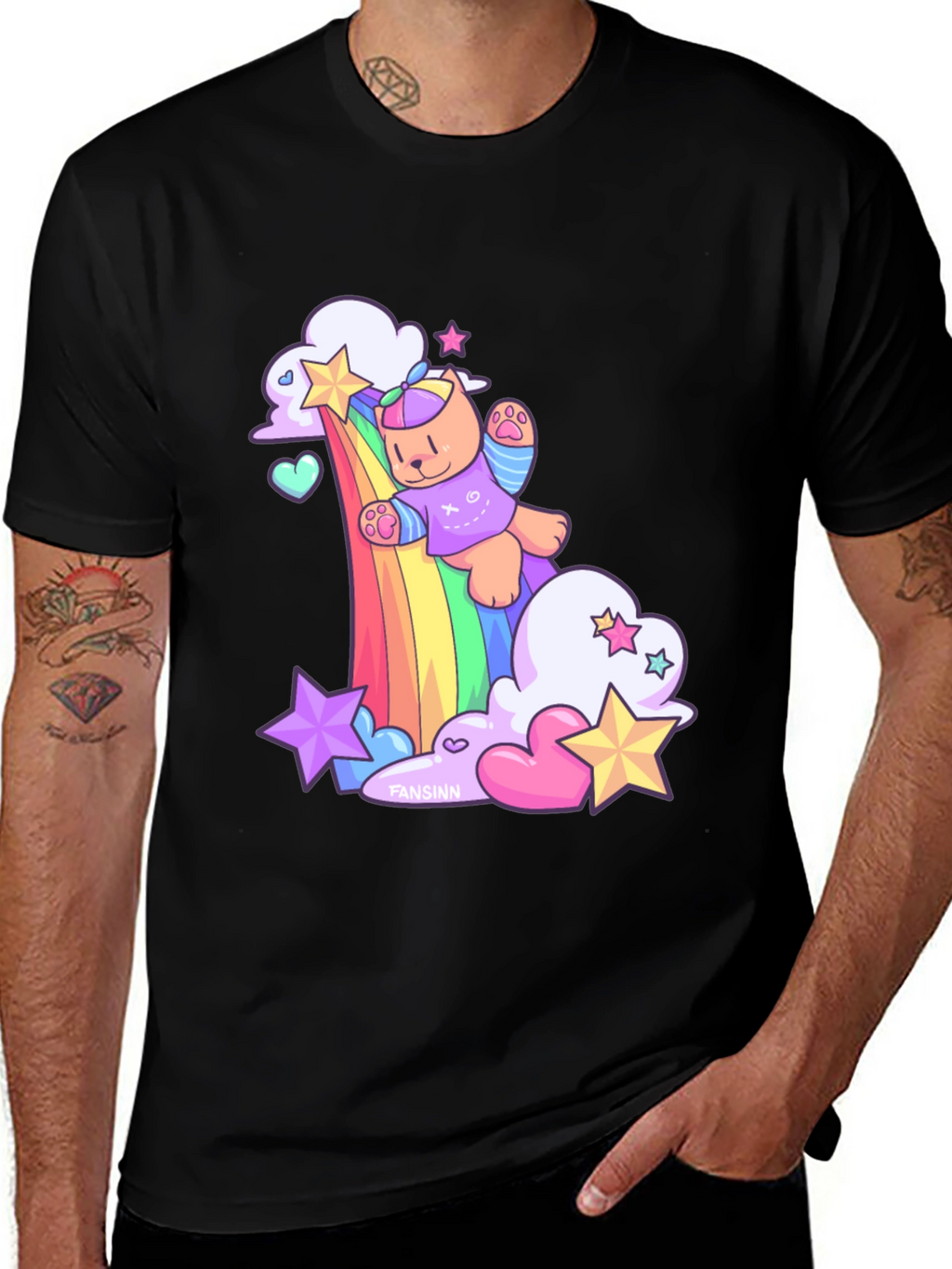 Rainbow Teddy Bear T-Shirt
