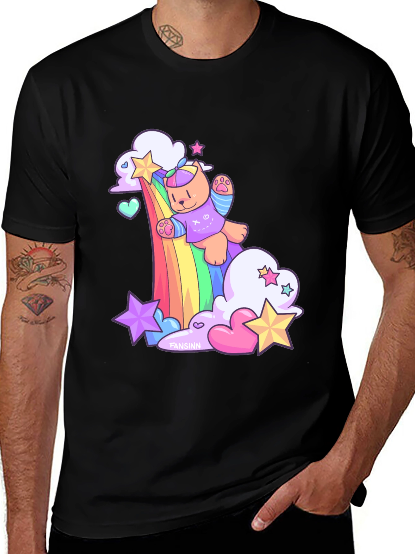 Rainbow Teddy Bear T-Shirt