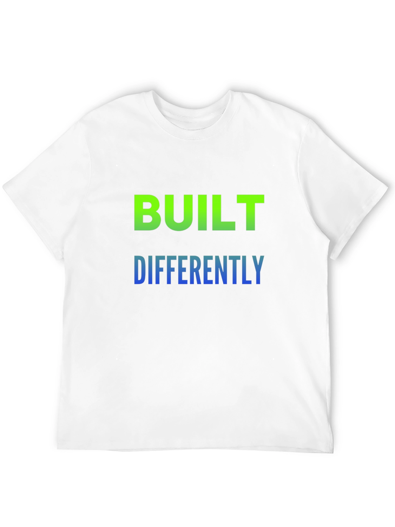 Built Differently Graphic Tee - Black Cotton T-Shirt
