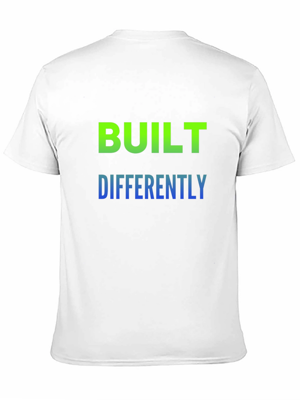 Built Differently Graphic Tee - Black Cotton T-Shirt