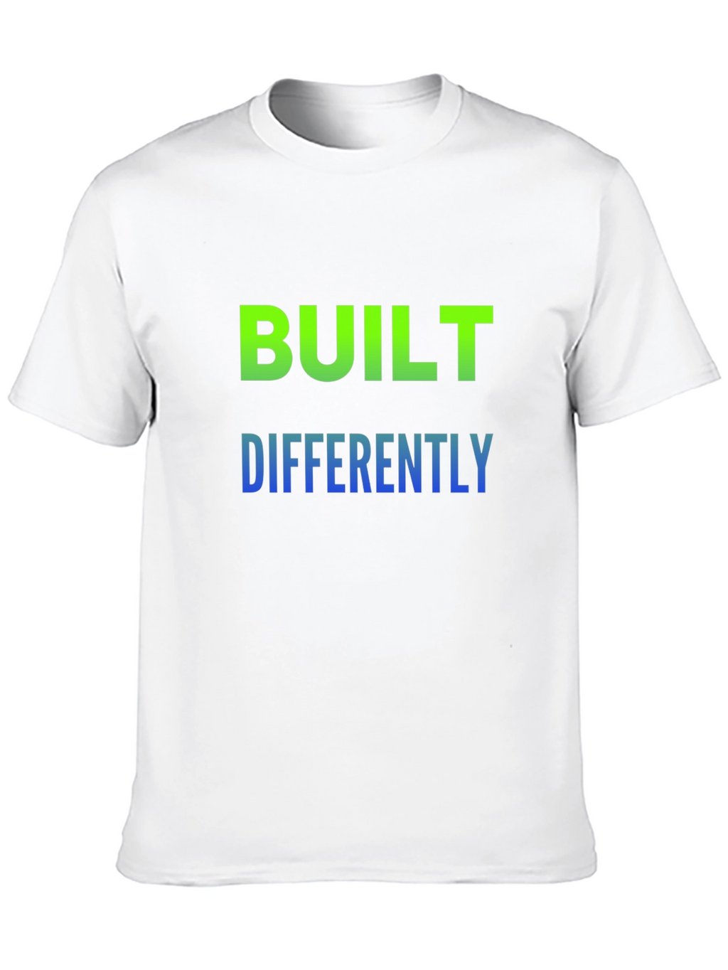 Built Differently Graphic Tee - Black Cotton T-Shirt