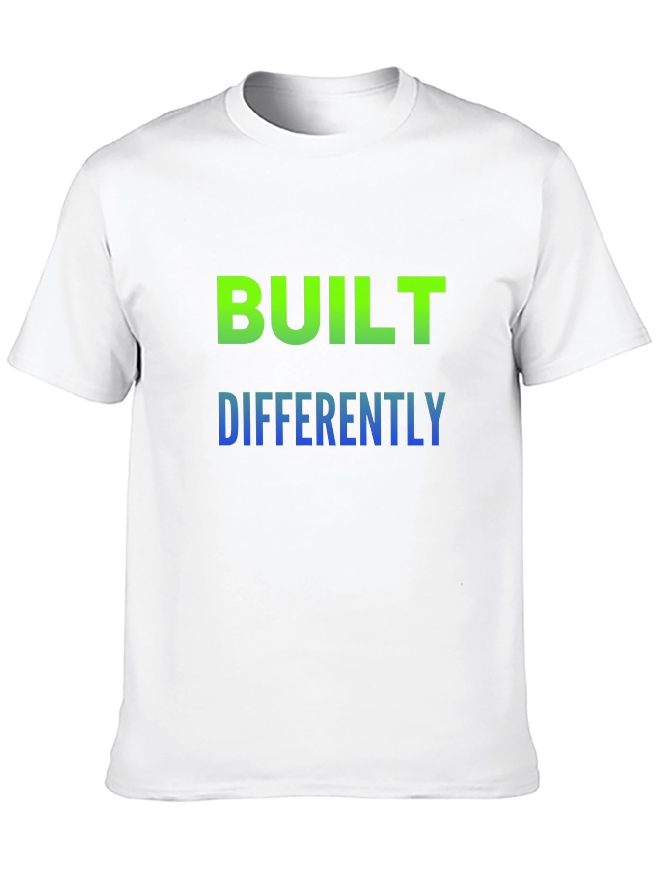 Built Differently Graphic Tee - Black Cotton T-Shirt