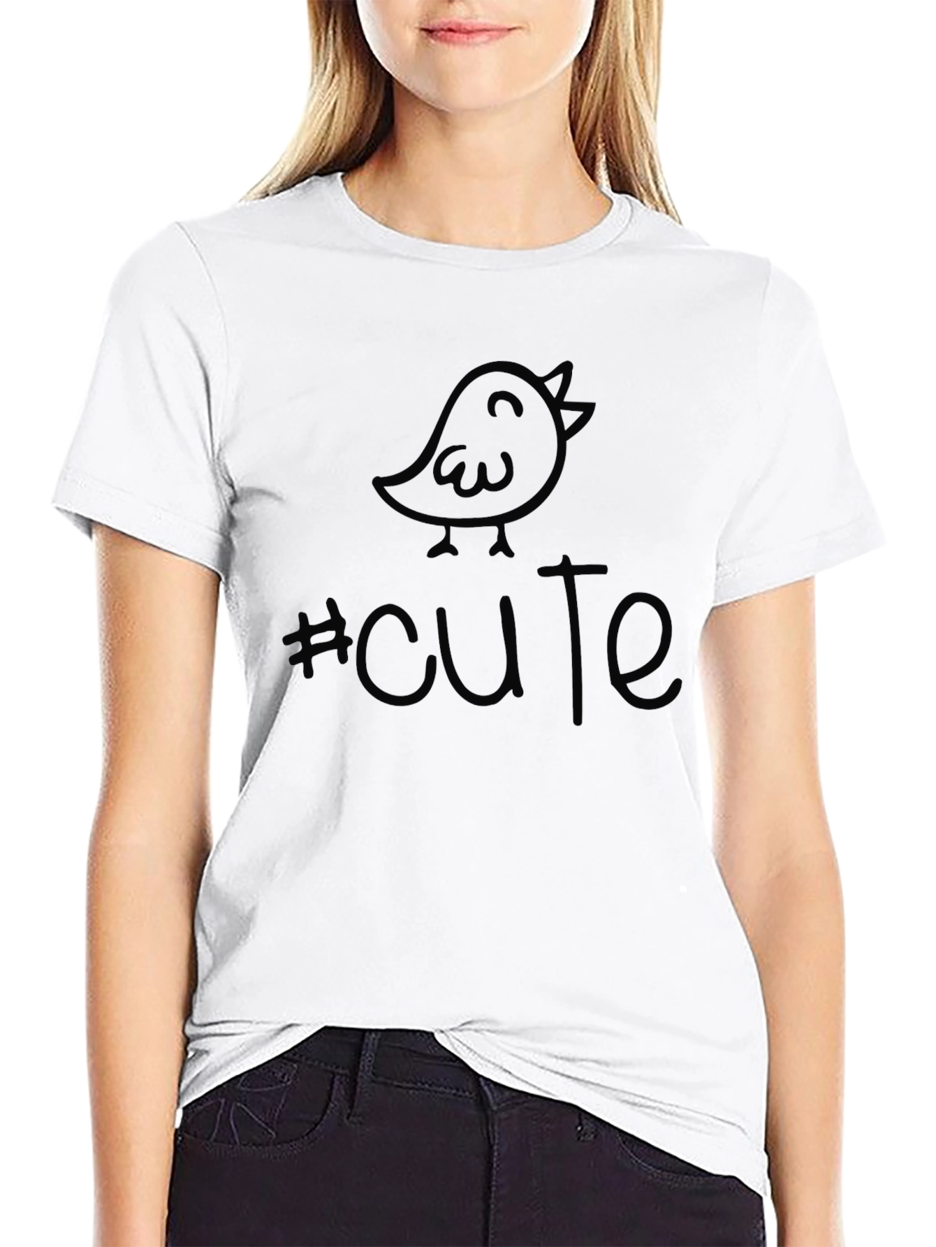 Cute Birdie T-Shirt - Unisex Cotton Tee