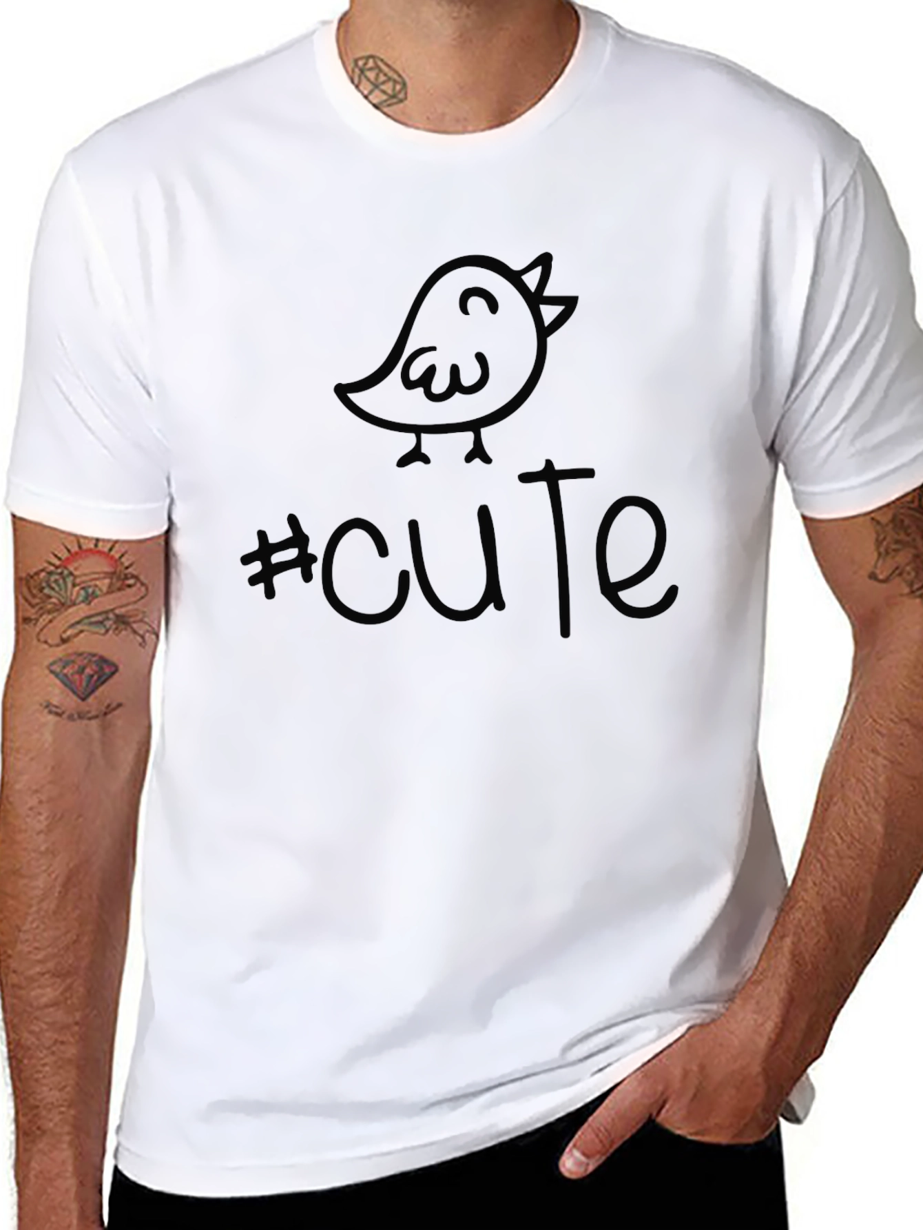 Cute Birdie T-Shirt - Unisex Cotton Tee