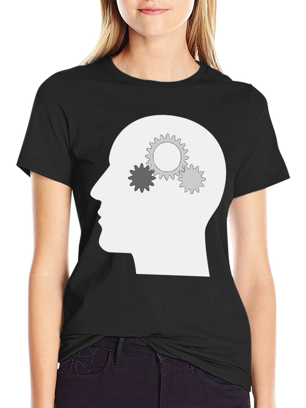 Thinking Mind T-Shirt - Cog Gears Brain Tee