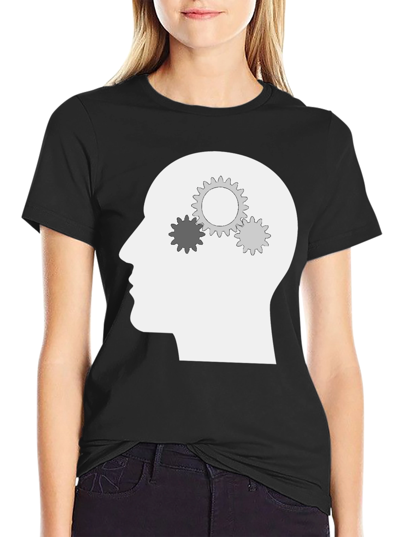 Thinking Mind T-Shirt - Cog Gears Brain Tee