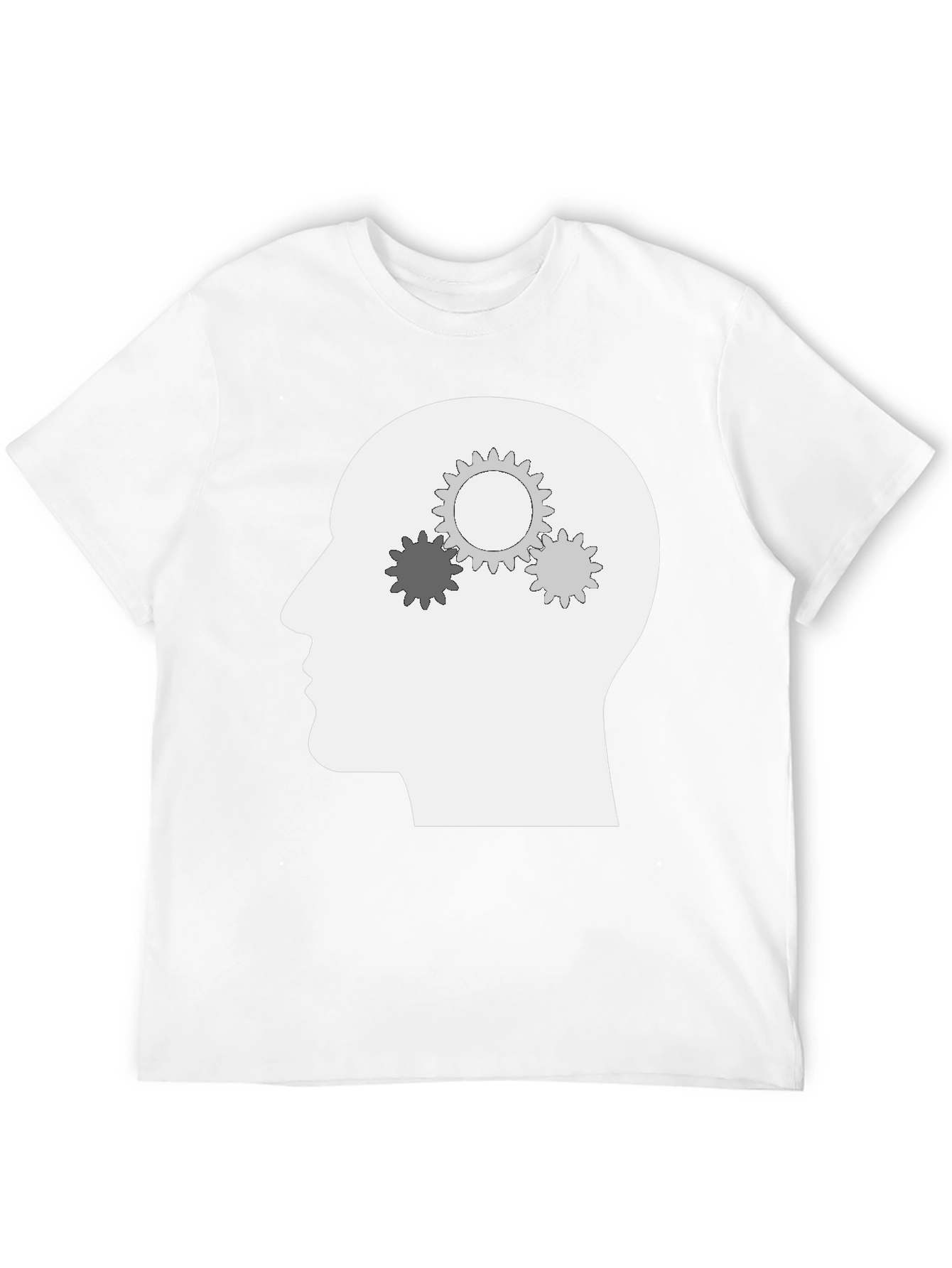 Thinking Mind T-Shirt - Cog Gears Brain Tee