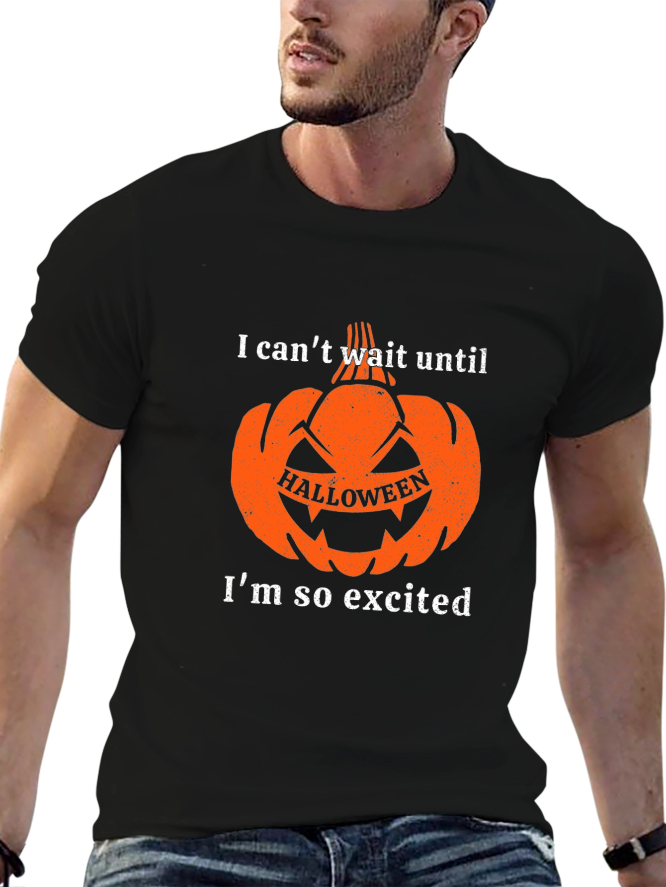 Halloween Pumpkin T-Shirt: Excited for Spooky Season!