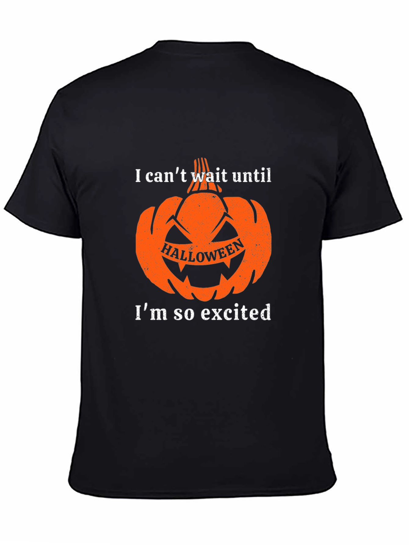 Halloween Pumpkin T-Shirt: Excited for Spooky Season!