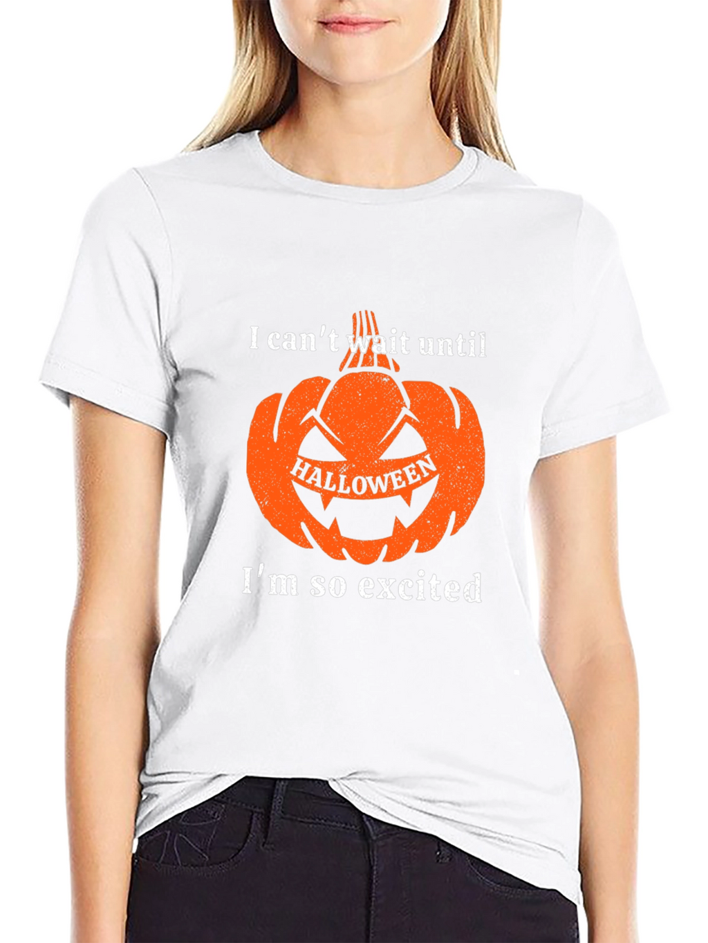 Halloween Pumpkin T-Shirt: Excited for Spooky Season!