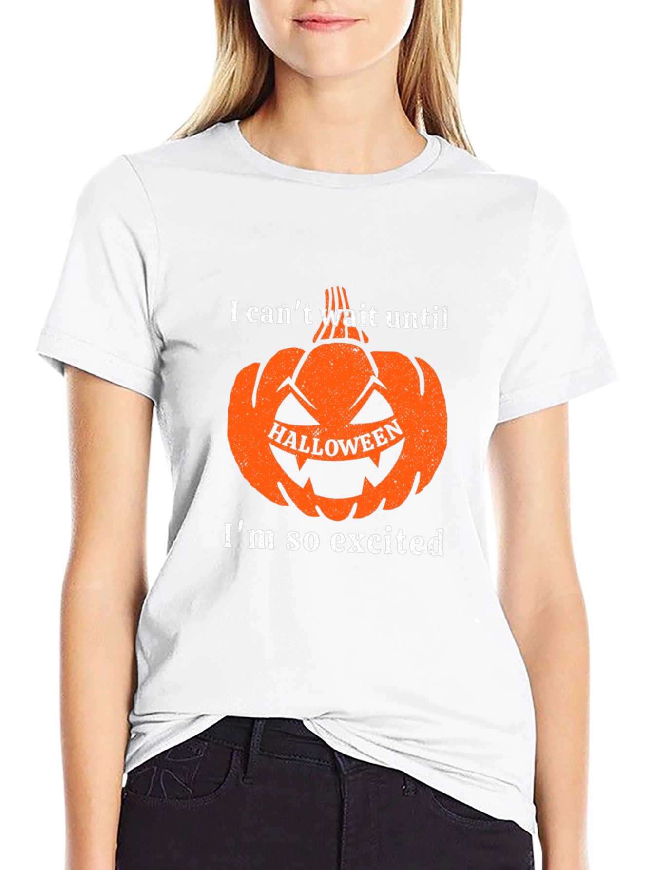 Halloween Pumpkin T-Shirt: Excited for Spooky Season!