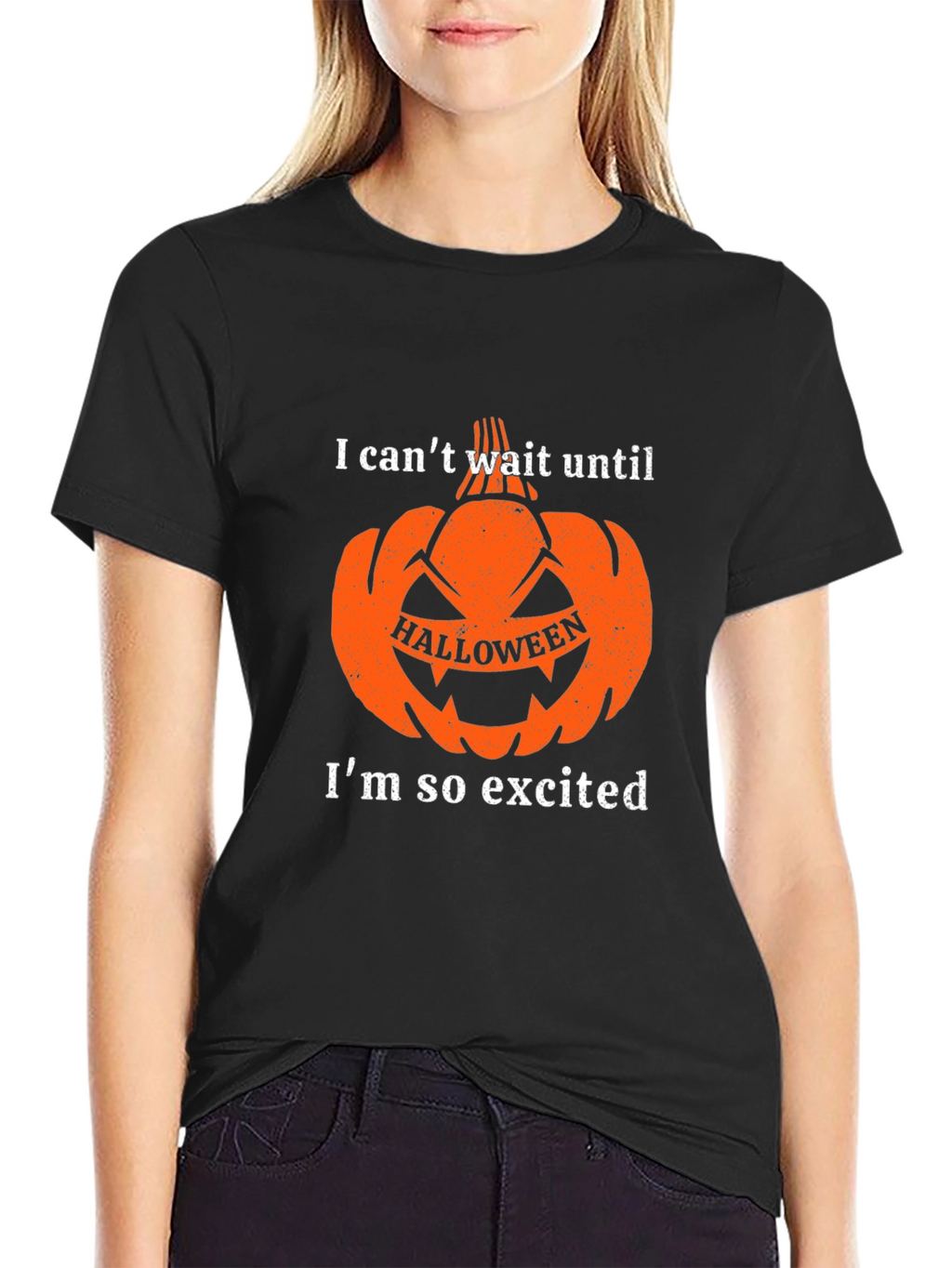 Halloween Pumpkin T-Shirt: Excited for Spooky Season!