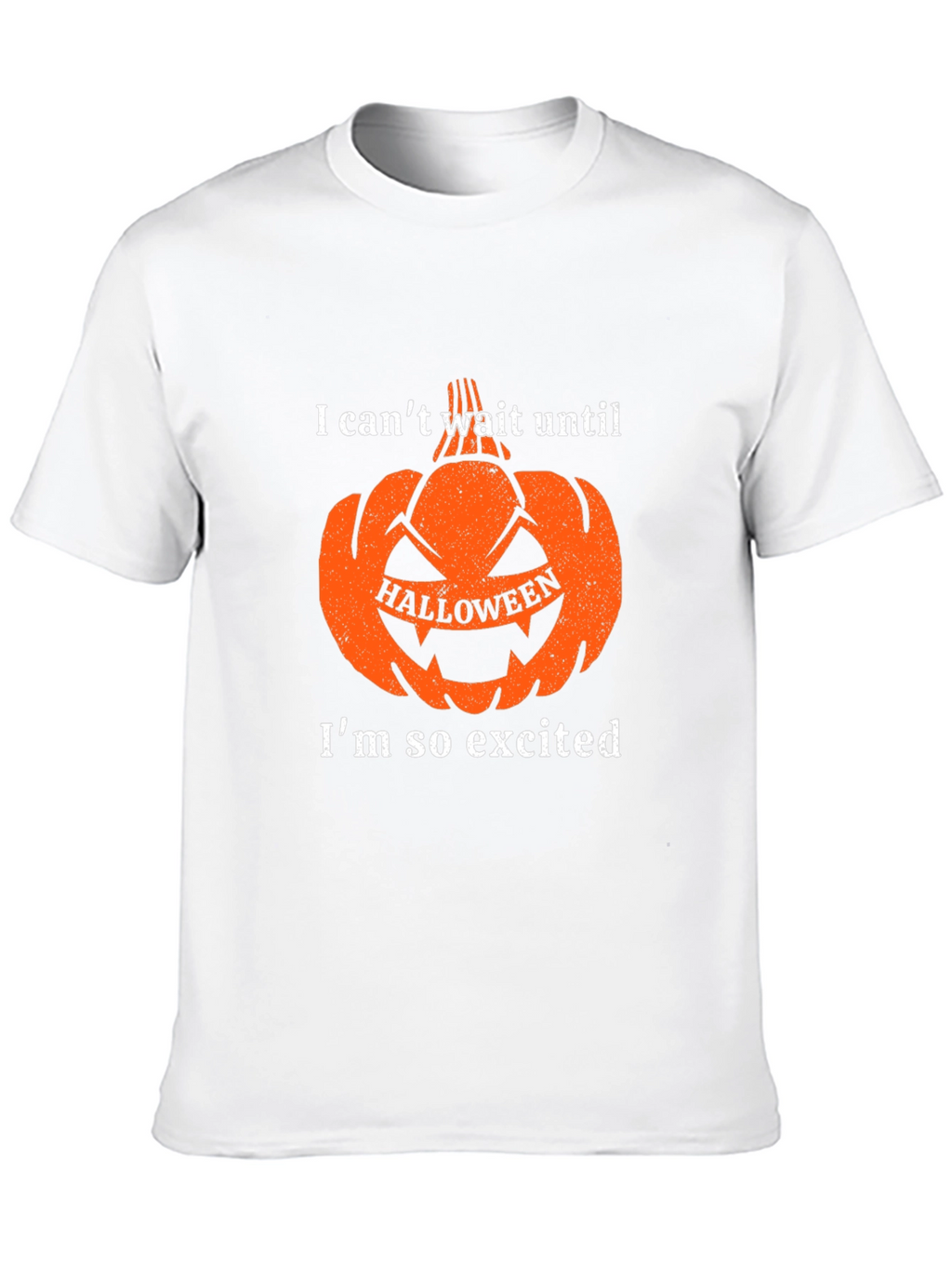 Halloween Pumpkin T-Shirt: Excited for Spooky Season!