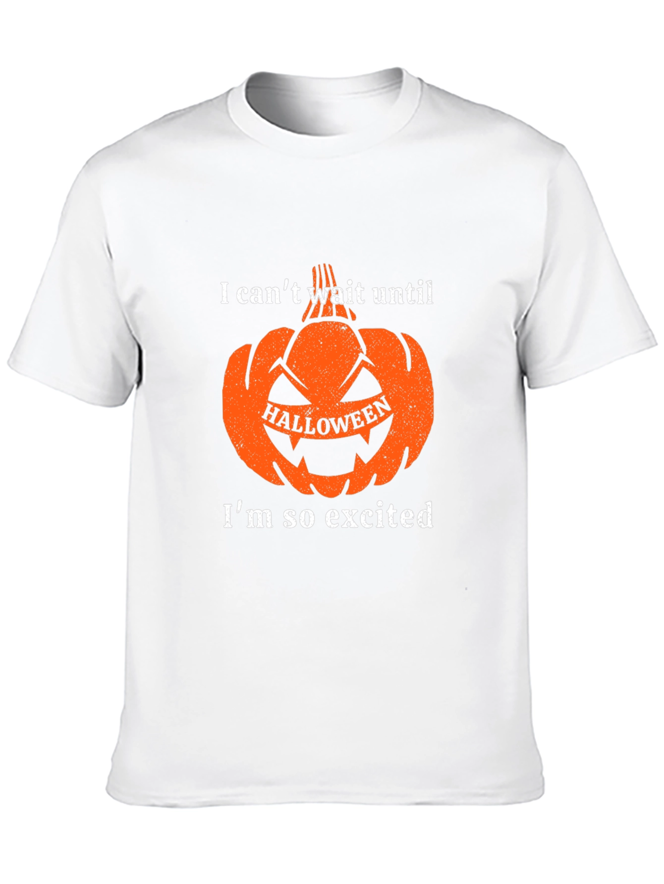 Halloween Pumpkin T-Shirt: Excited for Spooky Season!
