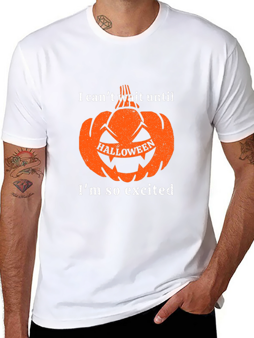 Halloween Pumpkin T-Shirt: Excited for Spooky Season!