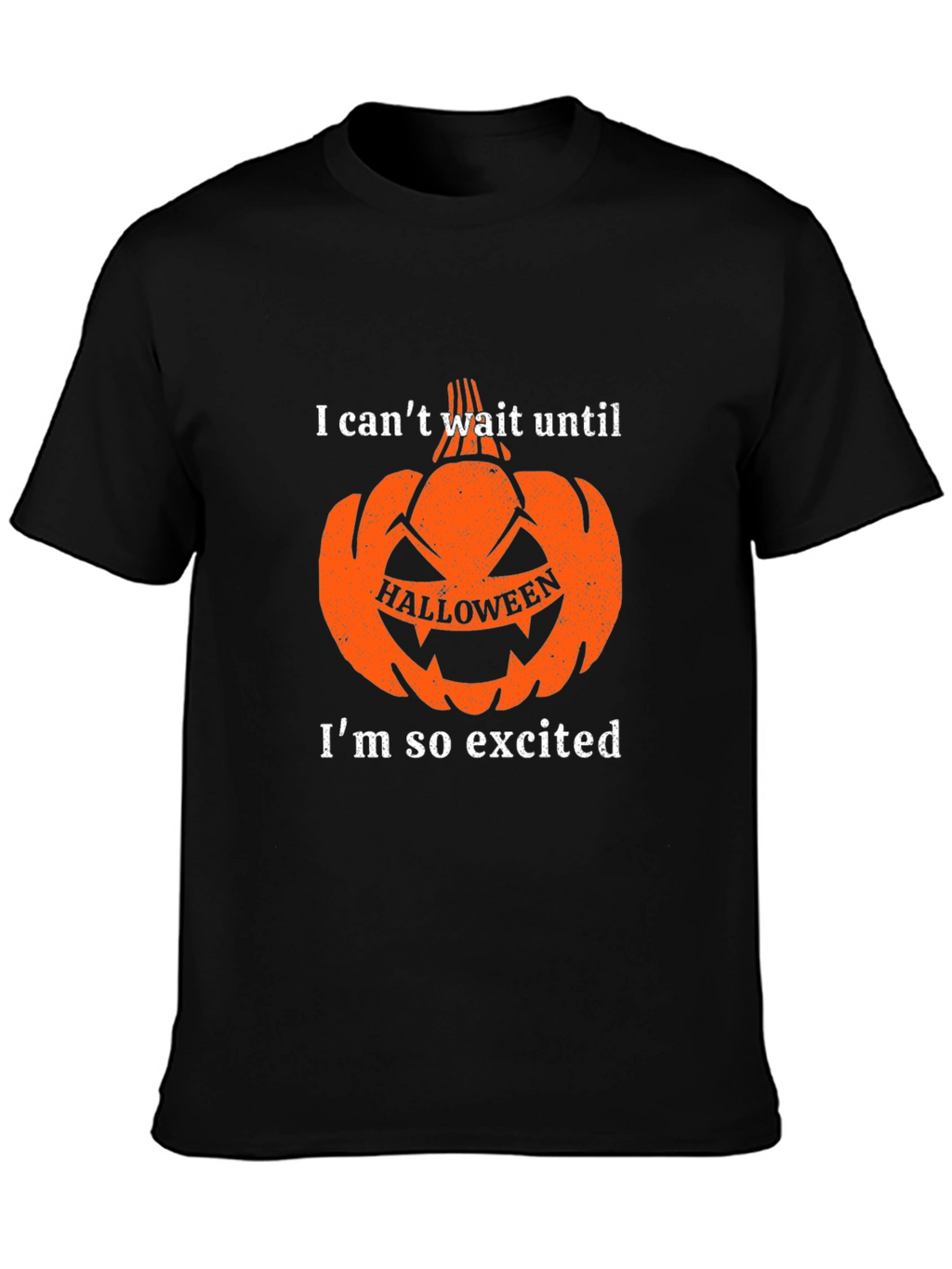 Halloween Pumpkin T-Shirt: Excited for Spooky Season!