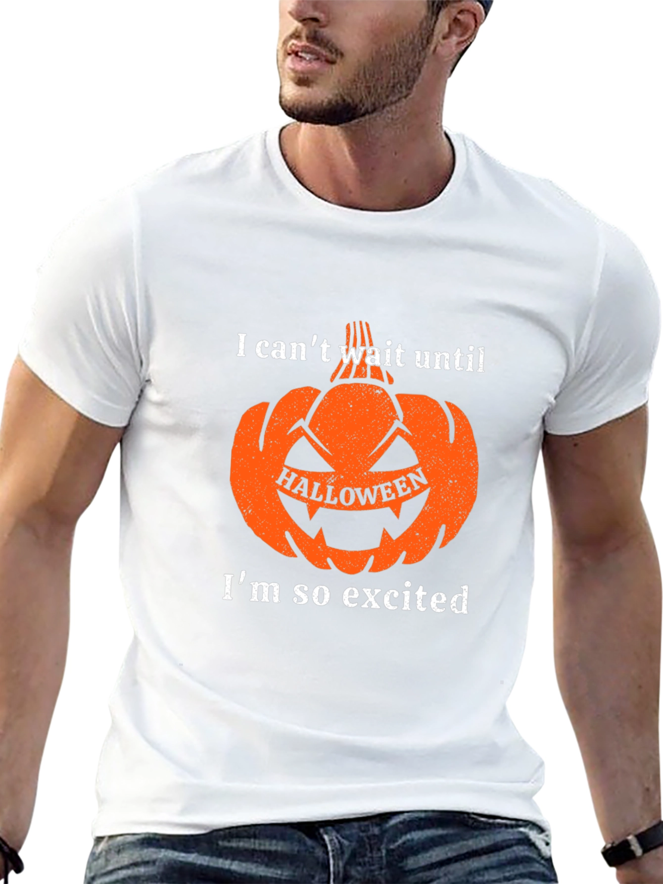 Halloween Pumpkin T-Shirt: Excited for Spooky Season!