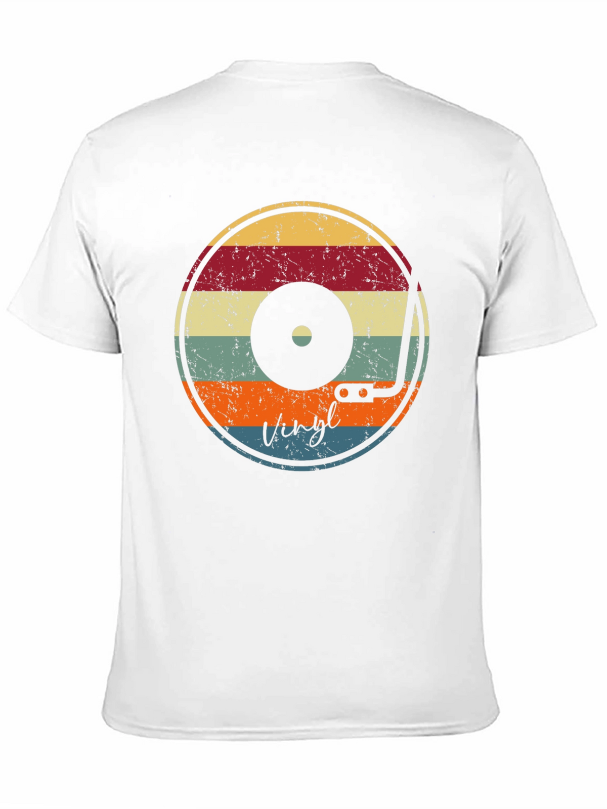 Vintage Vinyl Record T-Shirt - Retro Music Lover Tee