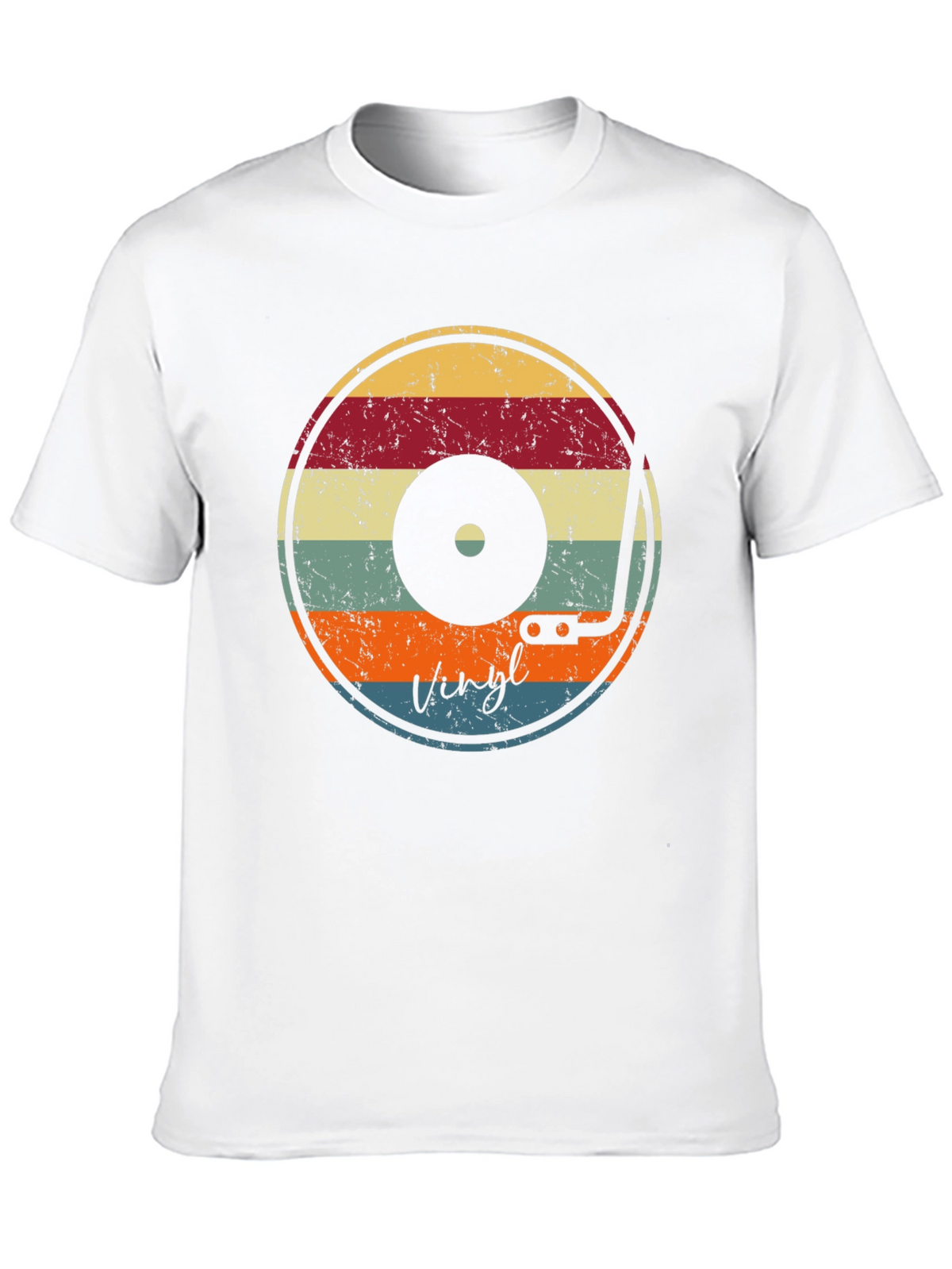 Vintage Vinyl Record T-Shirt - Retro Music Lover Tee