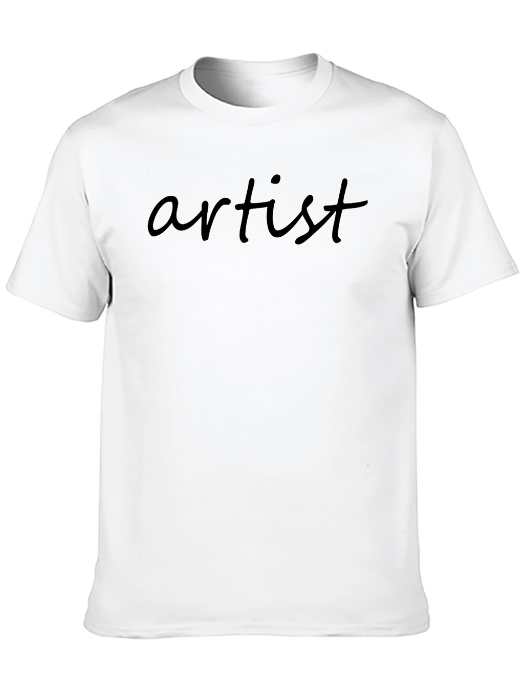 Artist Script Black T-Shirt
