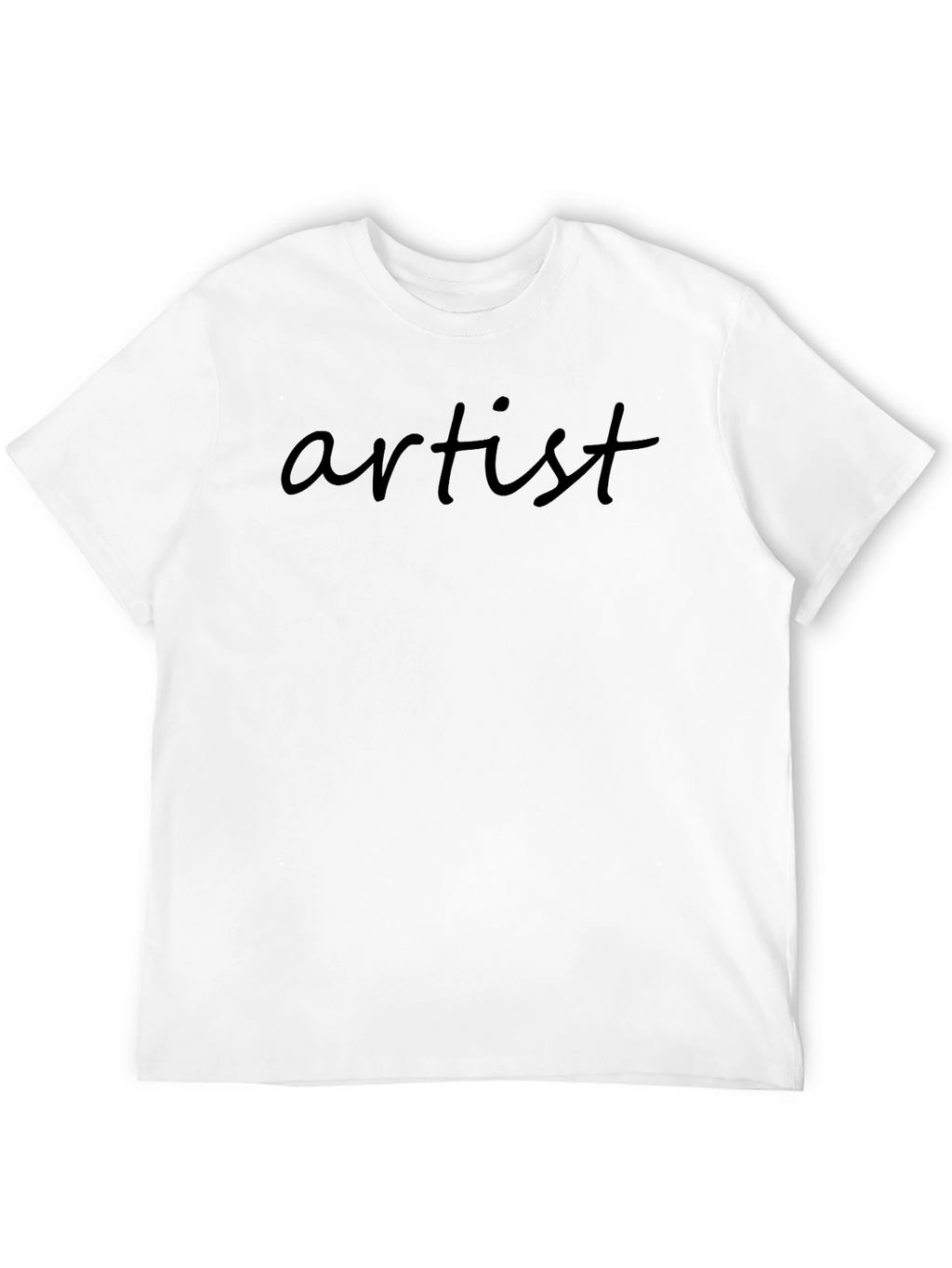 Artist Script Black T-Shirt